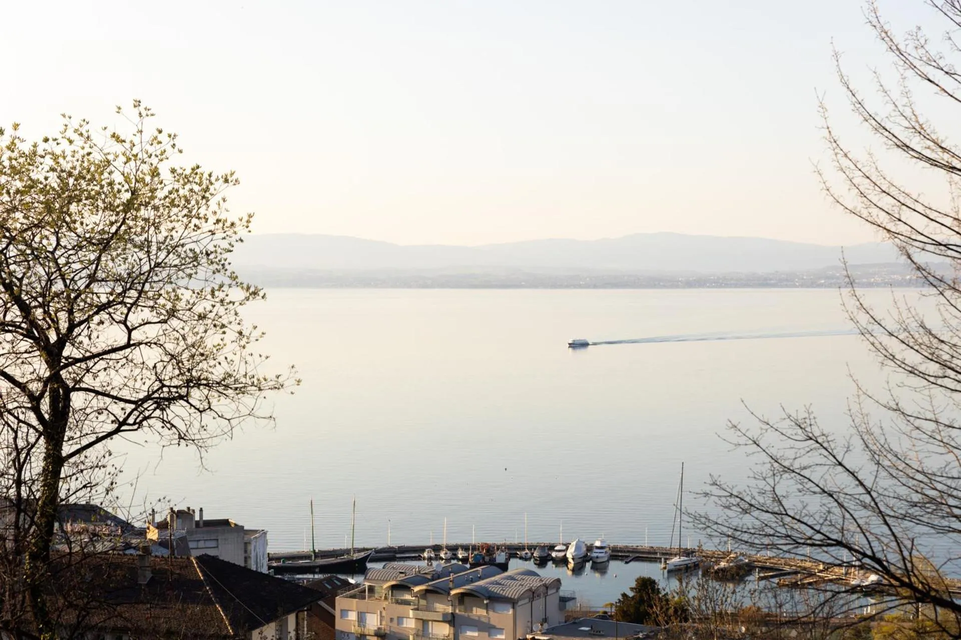 Natural landscape in Côté Lac Hostel Evian