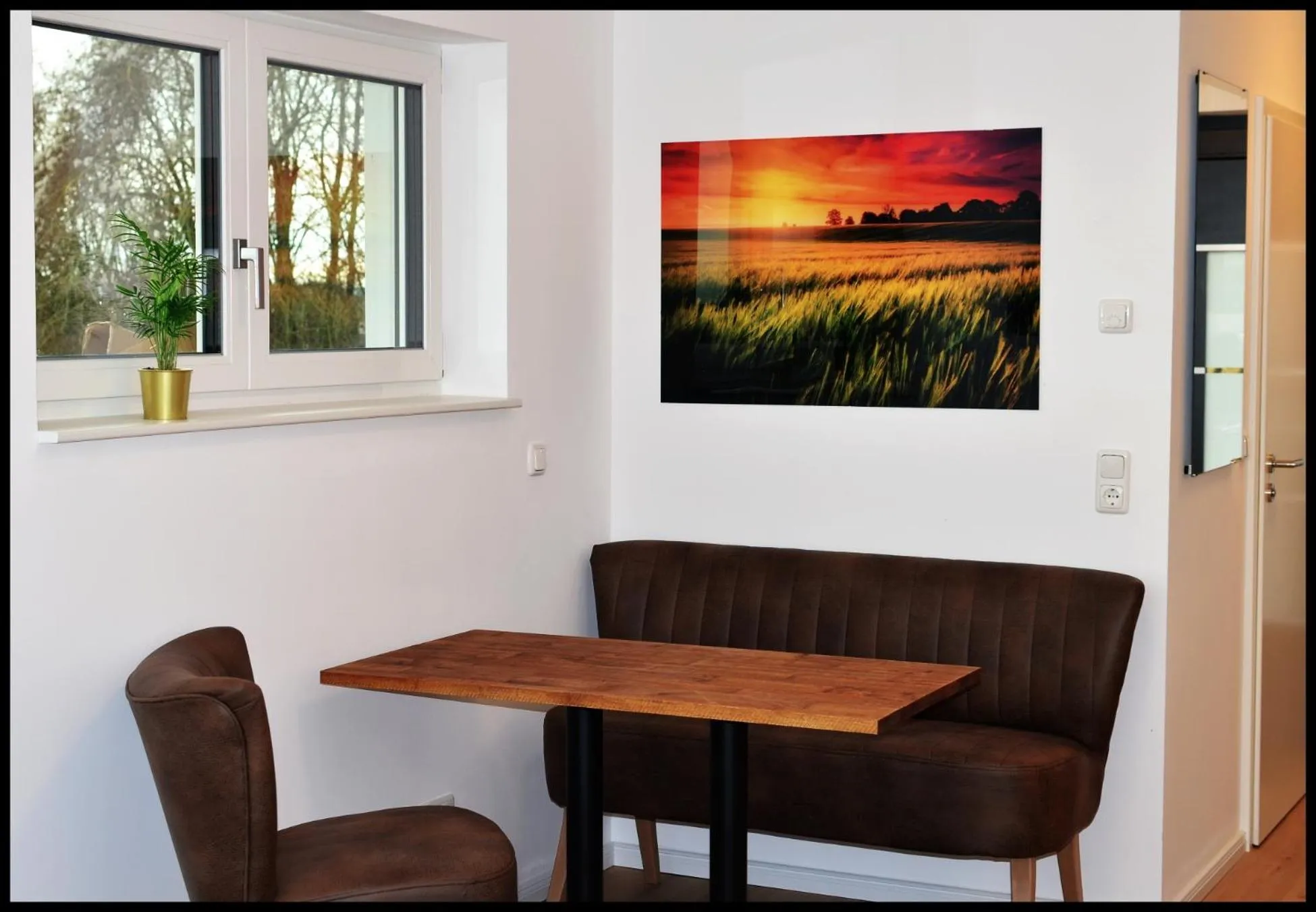 Seating area in Fernweg Apartments