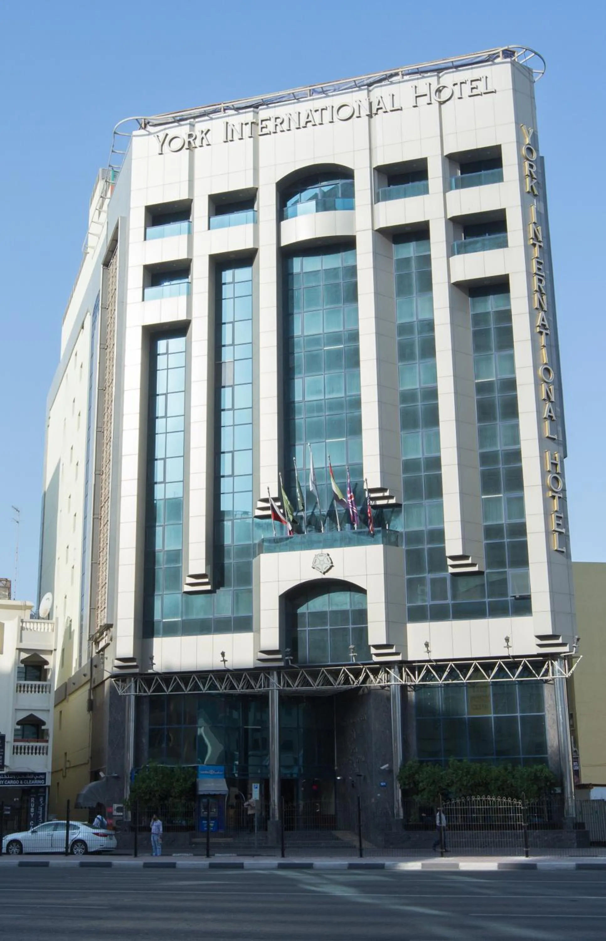 Facade/entrance in York International Hotel