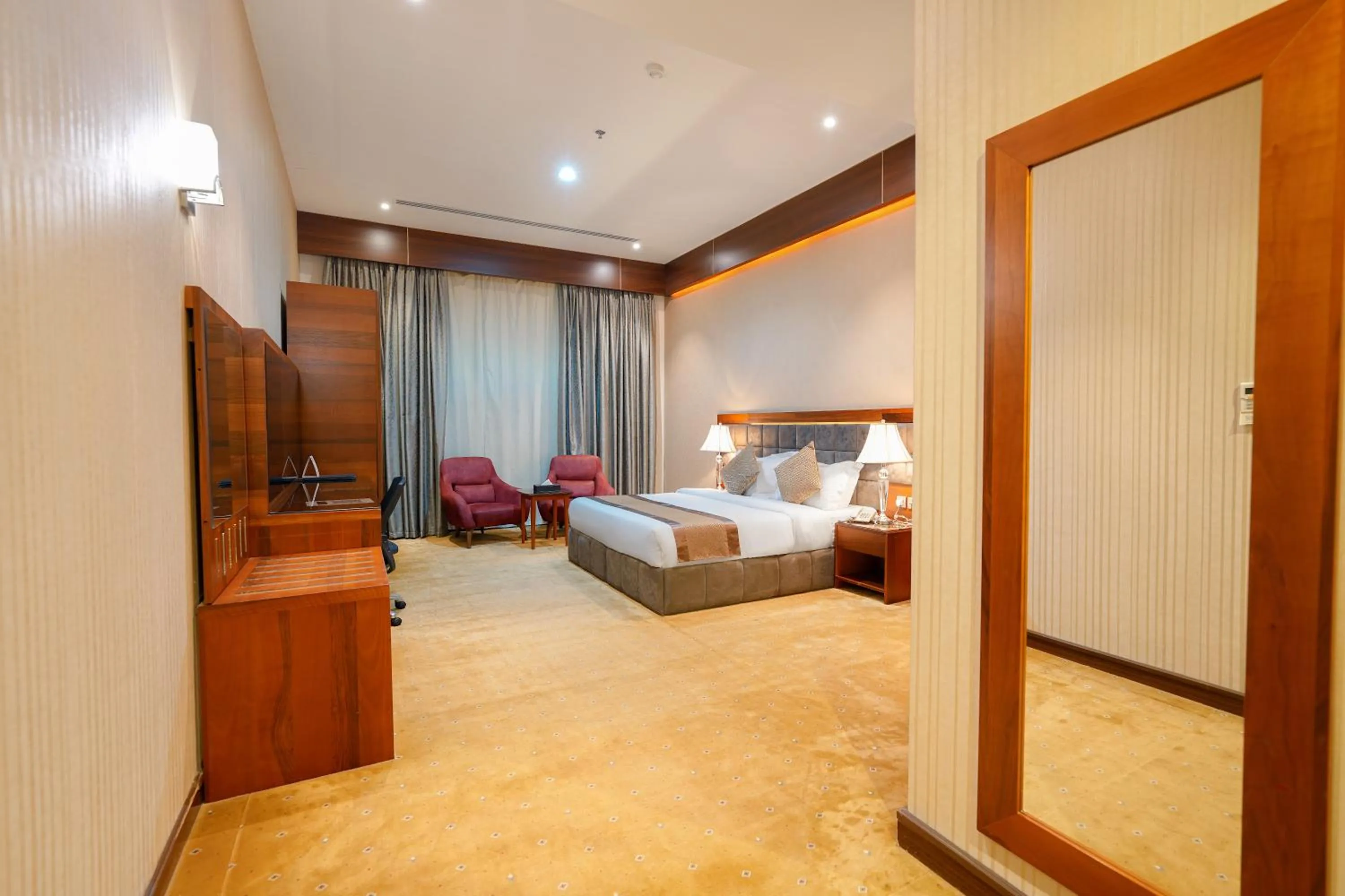 Bed in Celine Home Serviced Apartment Al Malqa