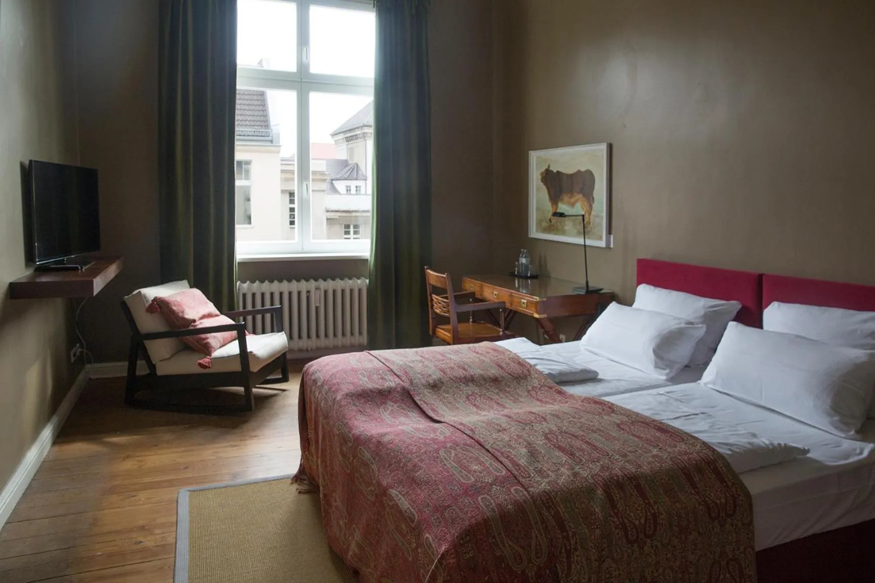 Bed in Hotel Art Nouveau am Kurfürstendamm