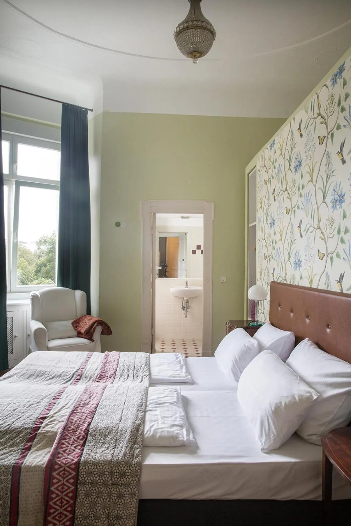 Bed in Hotel Art Nouveau am Kurfürstendamm