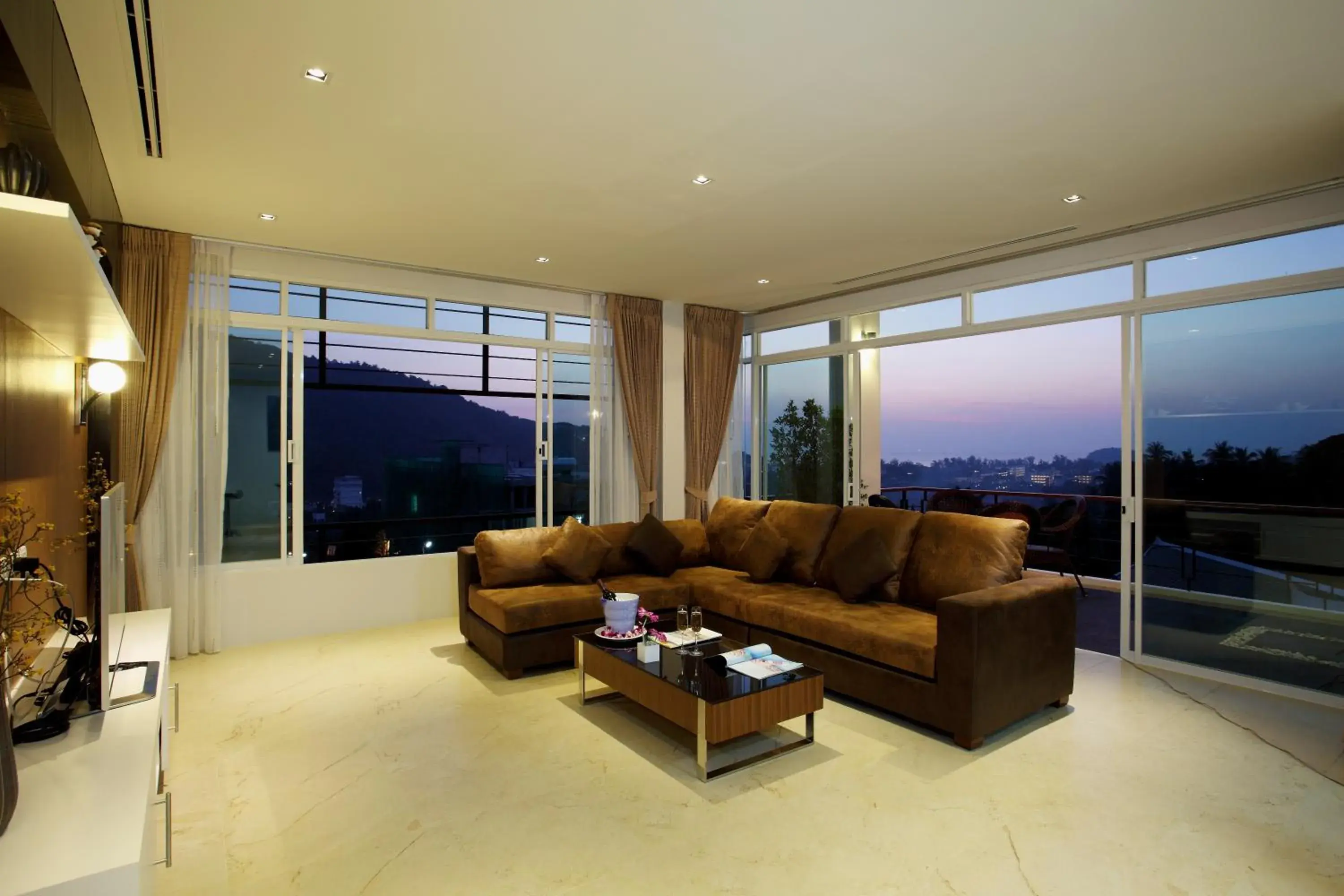 Living room in Kata Sea View Villas Living room in Kata Sea View Villas