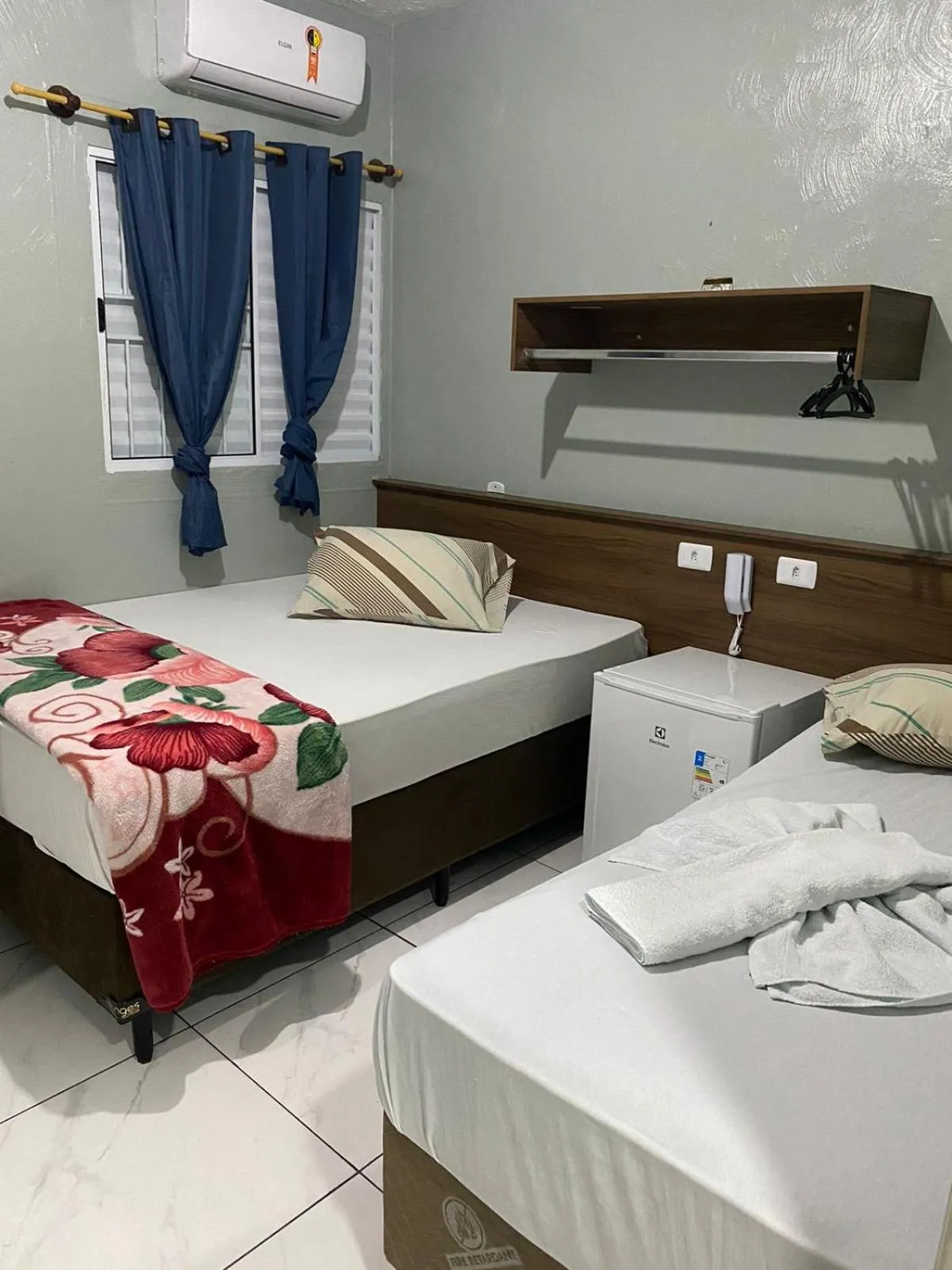 Bed in Hotel Novo Santa Cruz