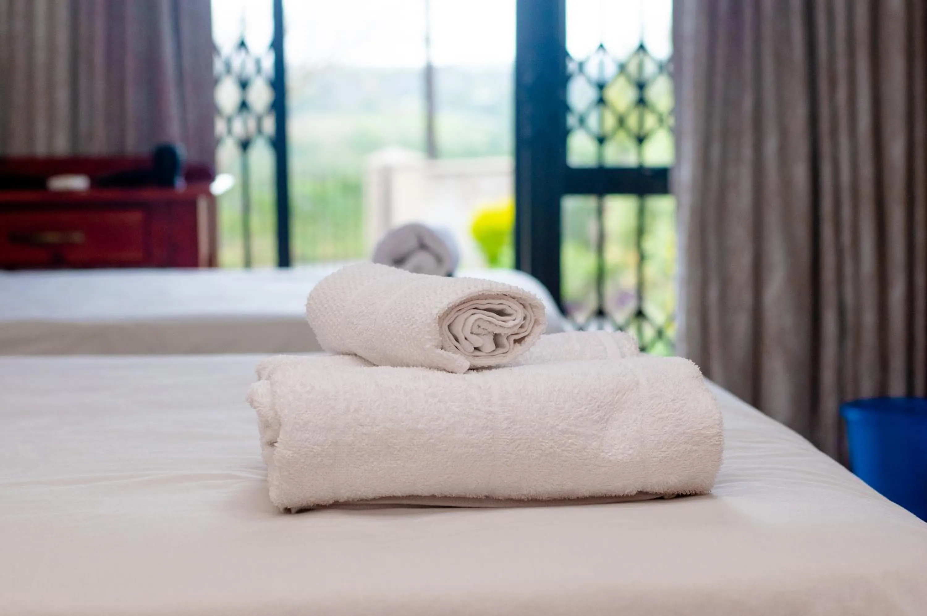 Bed in Ekhaya Lodge