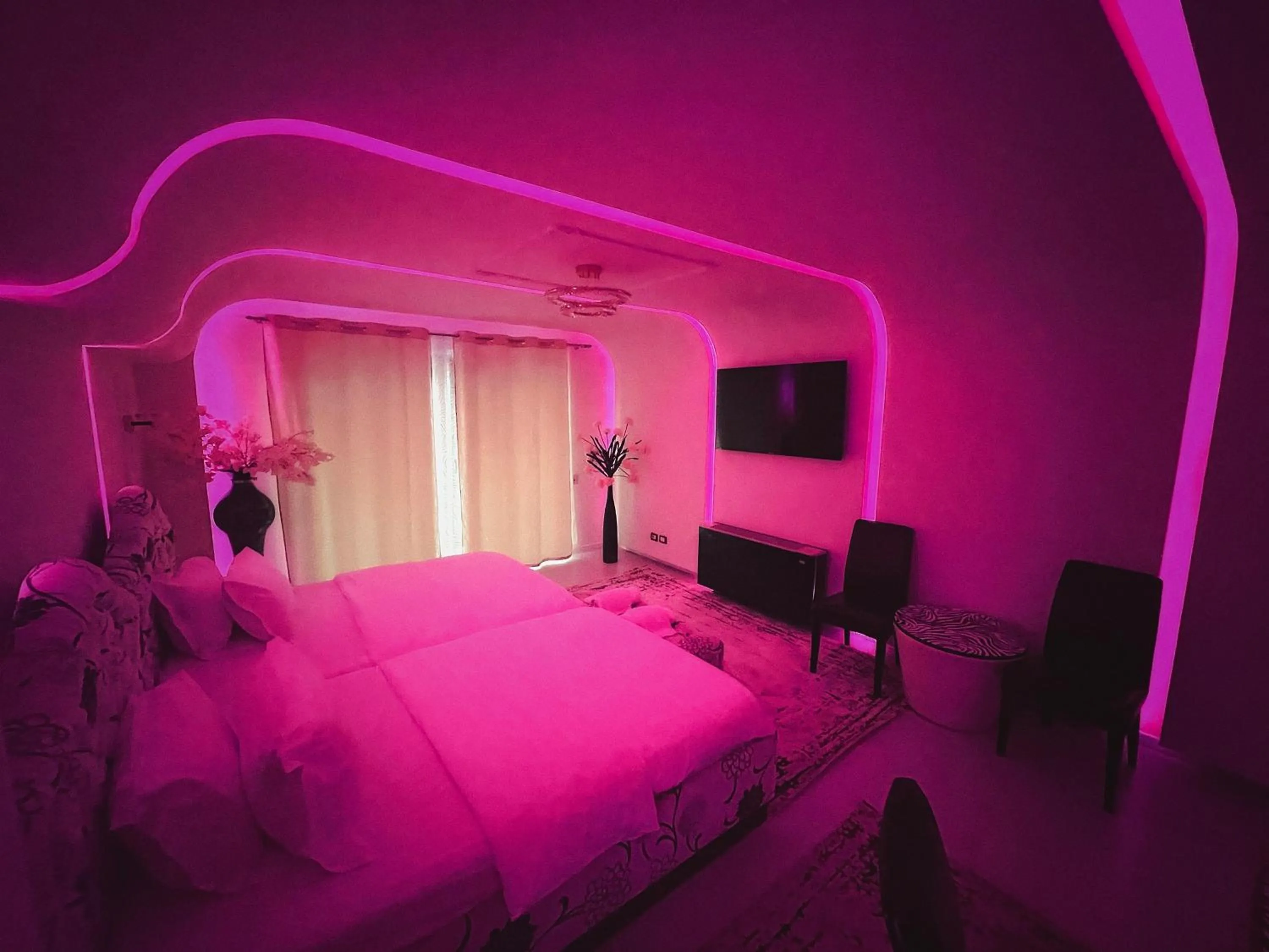 Bed in Hotel Rosa Blu