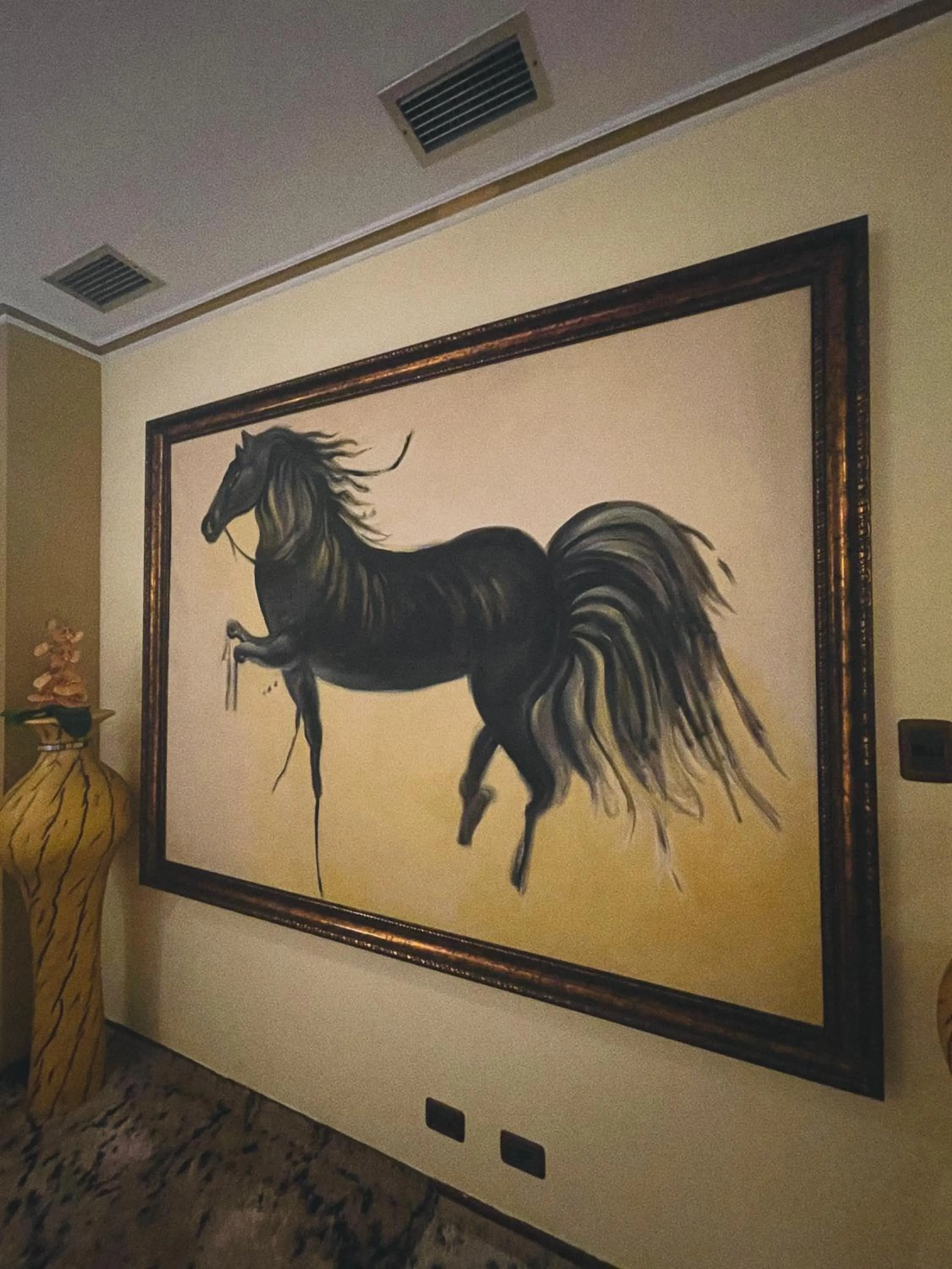 Decorative detail in Hotel Rosa Blu