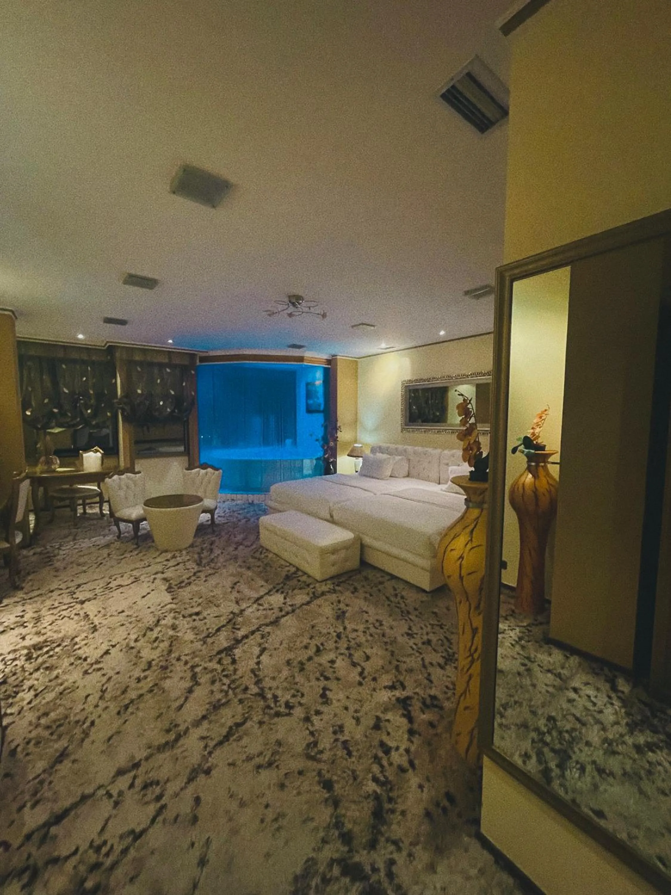 Bed in Hotel Rosa Blu