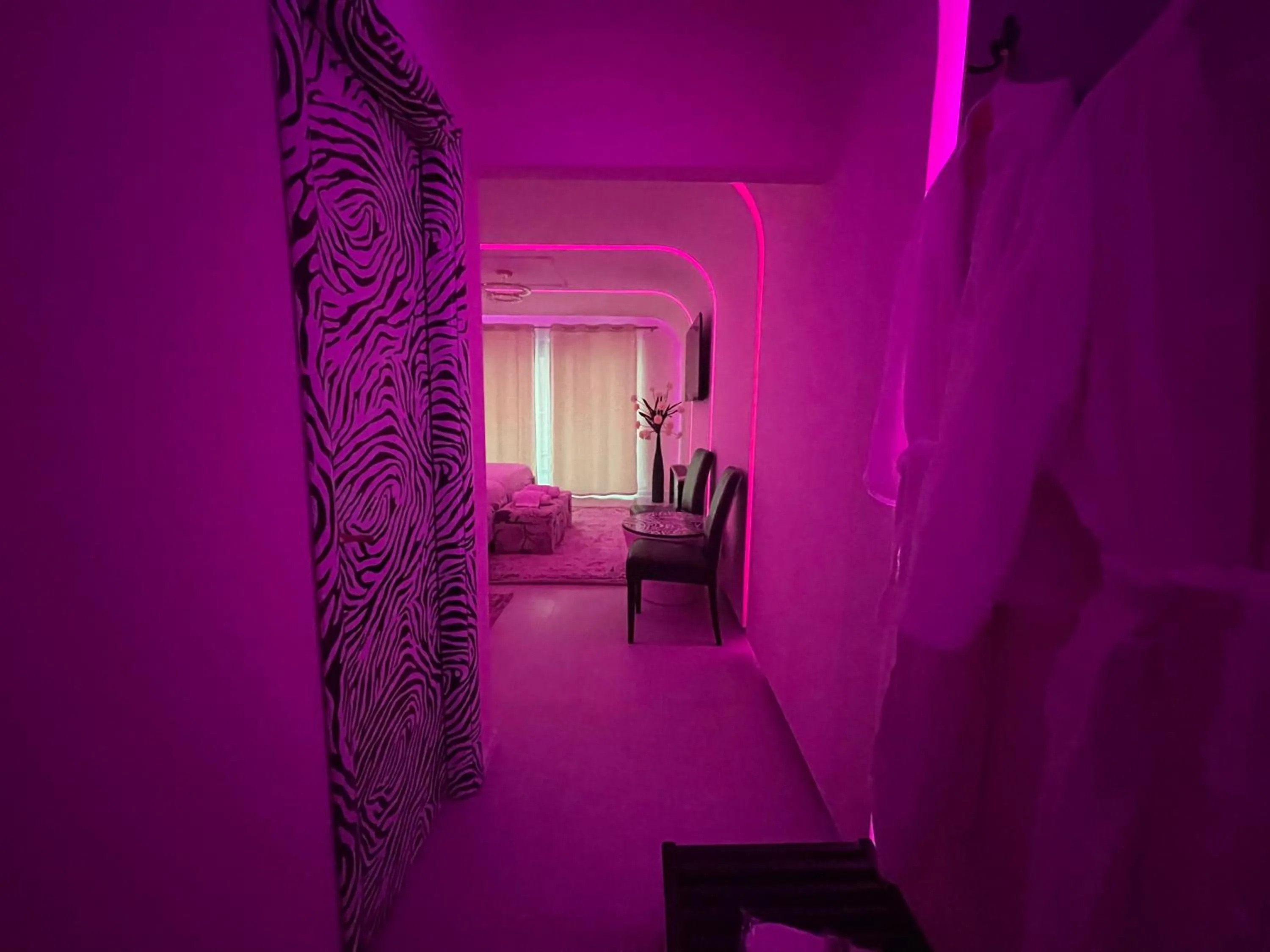 Bed in Hotel Rosa Blu