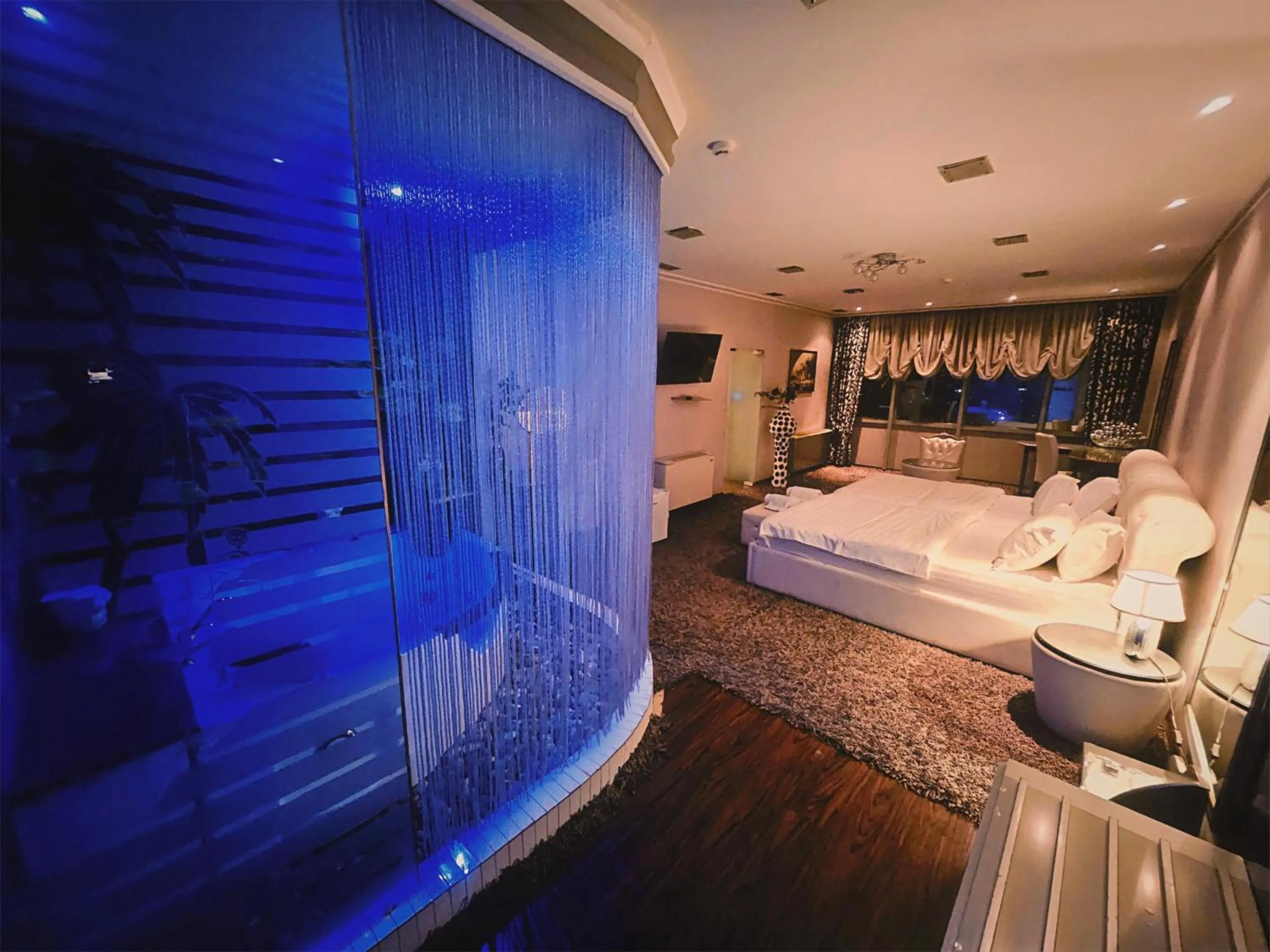 Bed in Hotel Rosa Blu