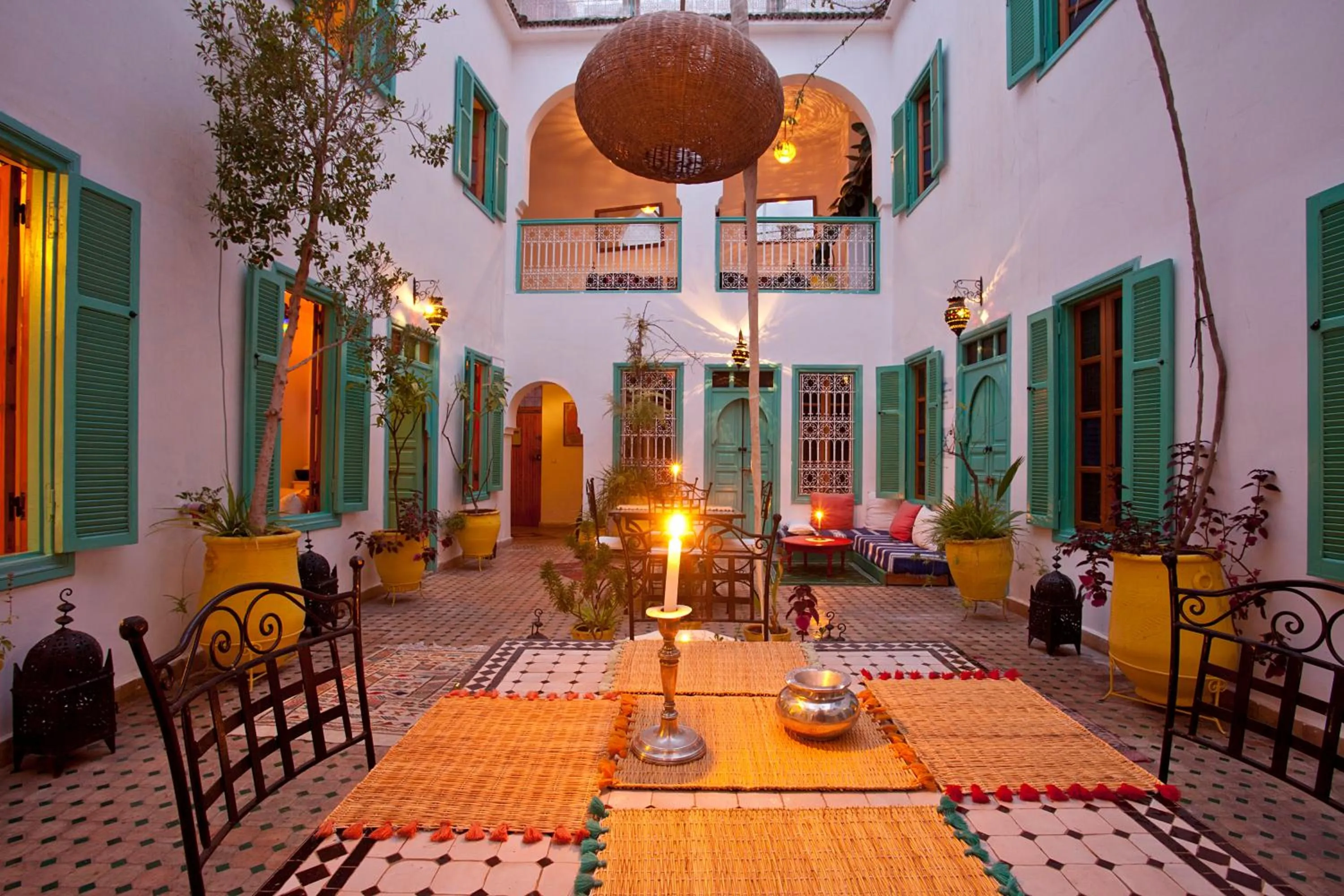 Patio in Riad Dar Aida