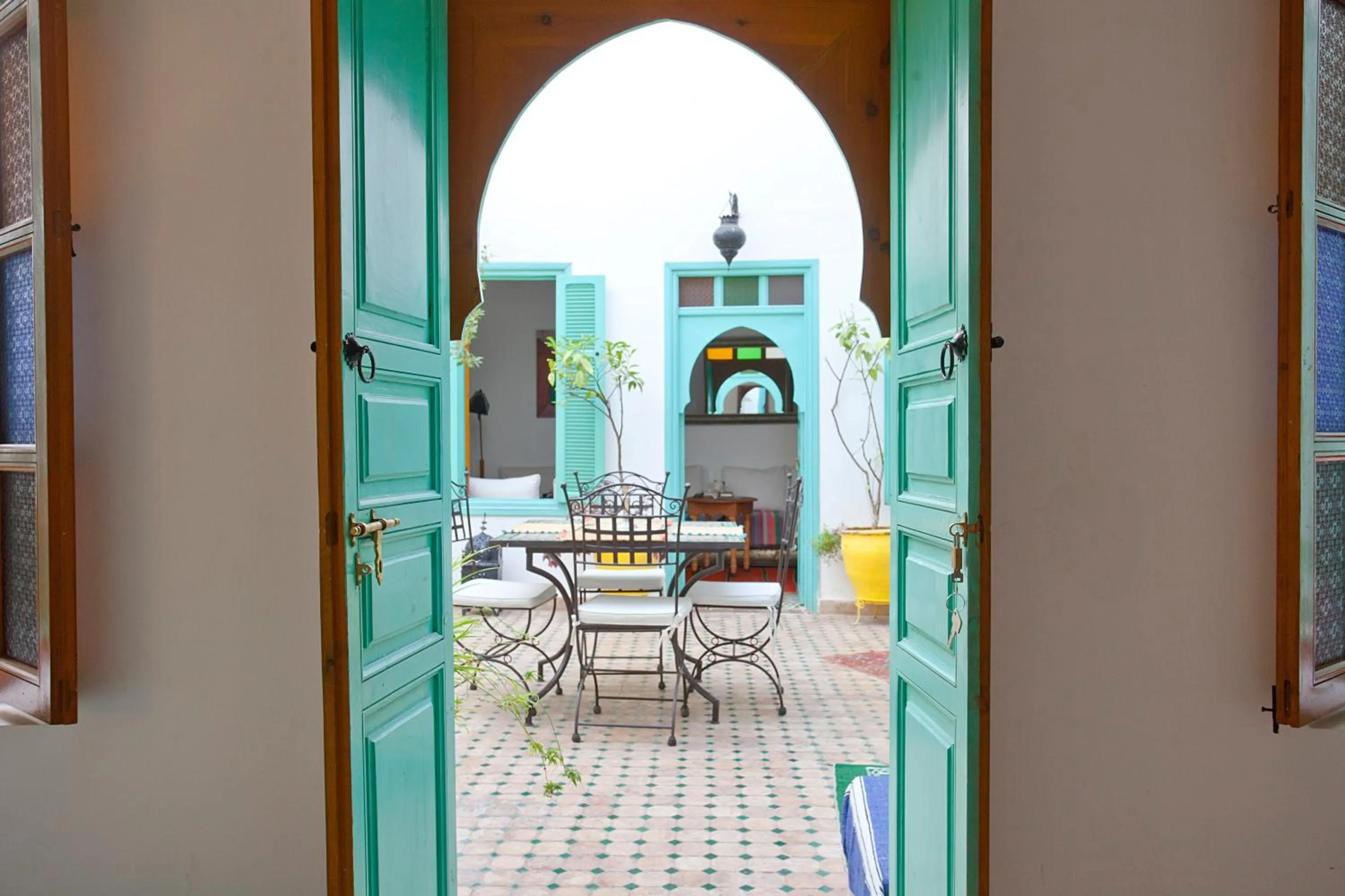 Patio in Riad Dar Aida