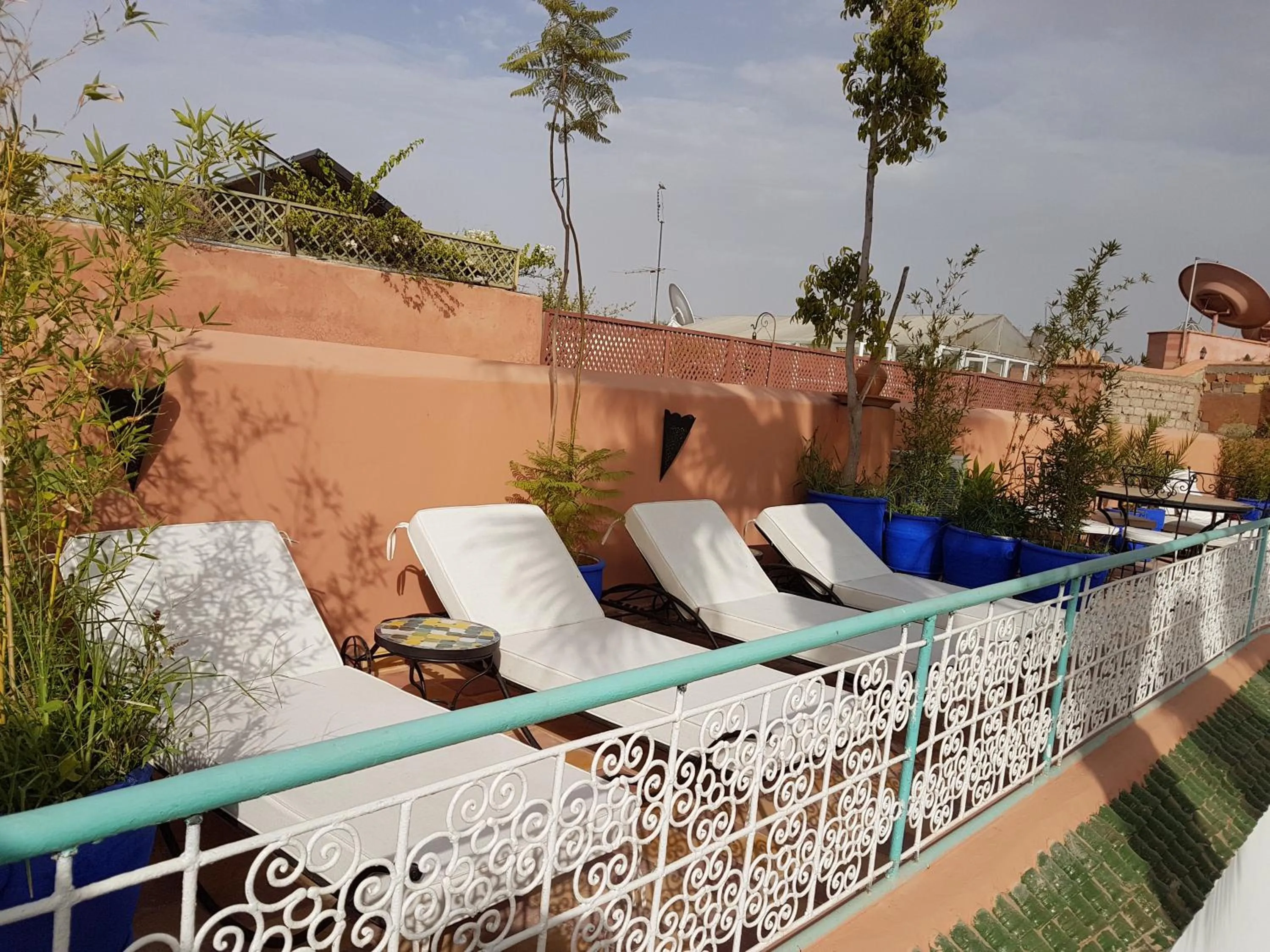 Balcony/Terrace in Riad Dar Aida