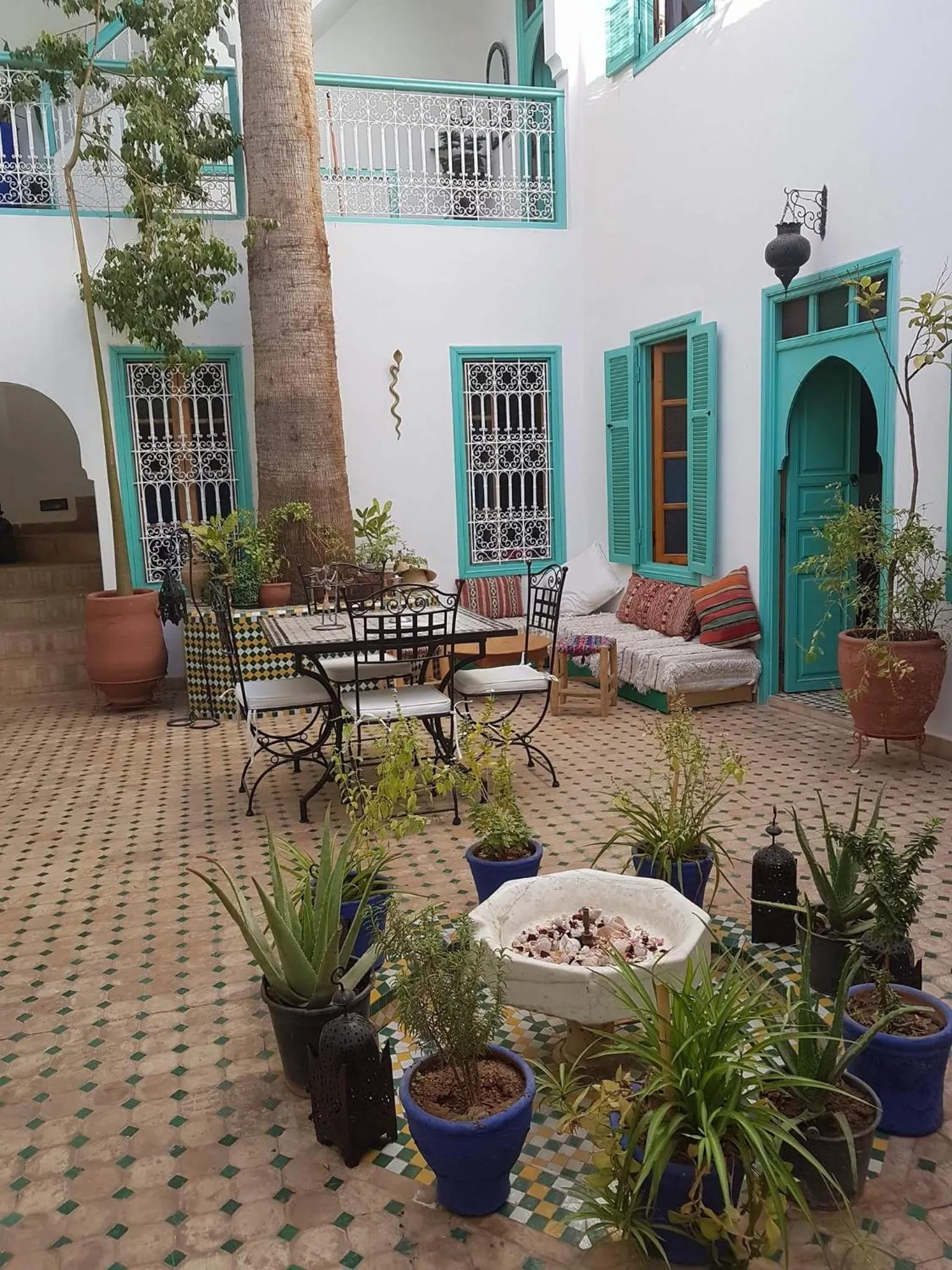 Patio in Riad Dar Aida