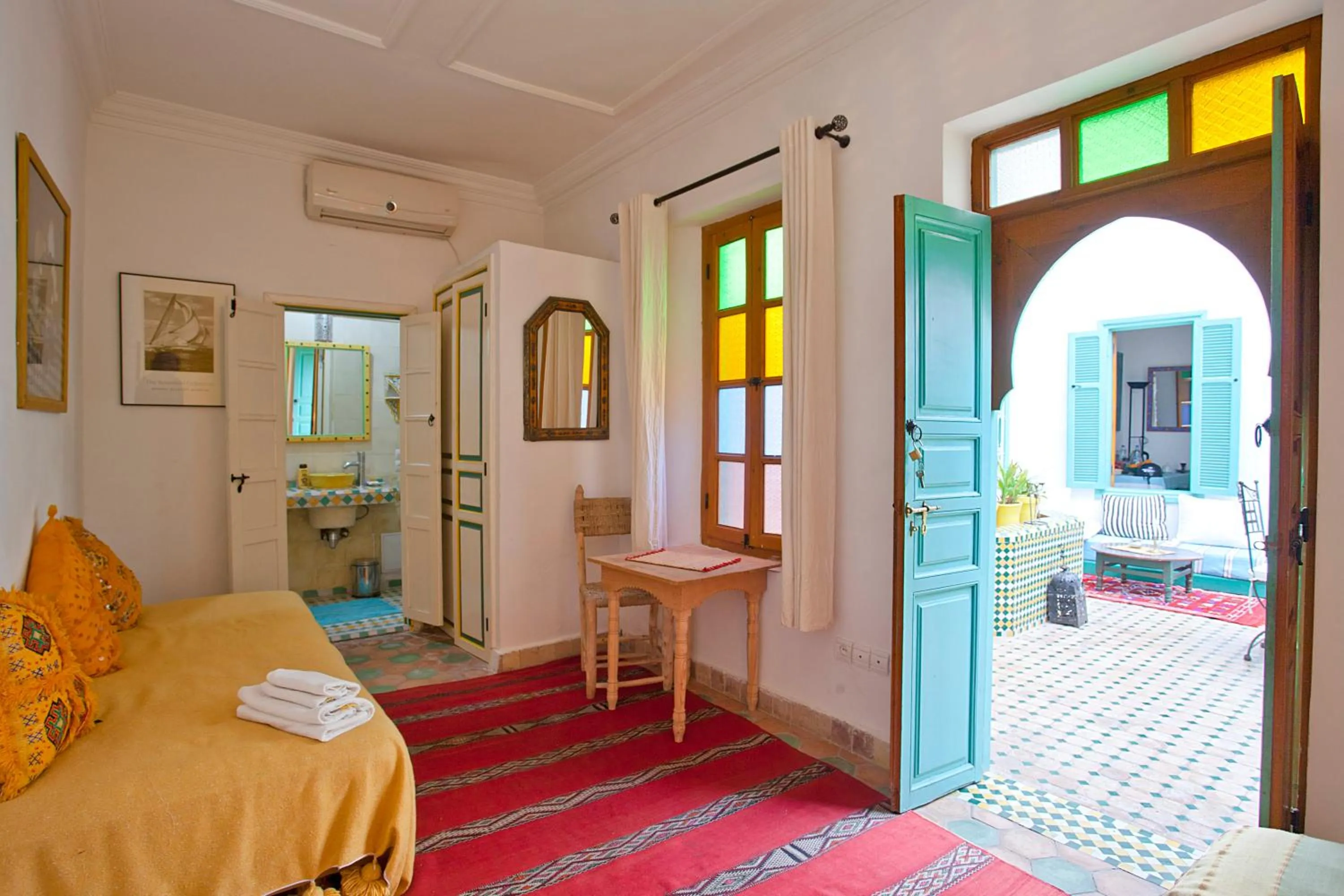 View (from property/room), Bed in Riad Dar Aida