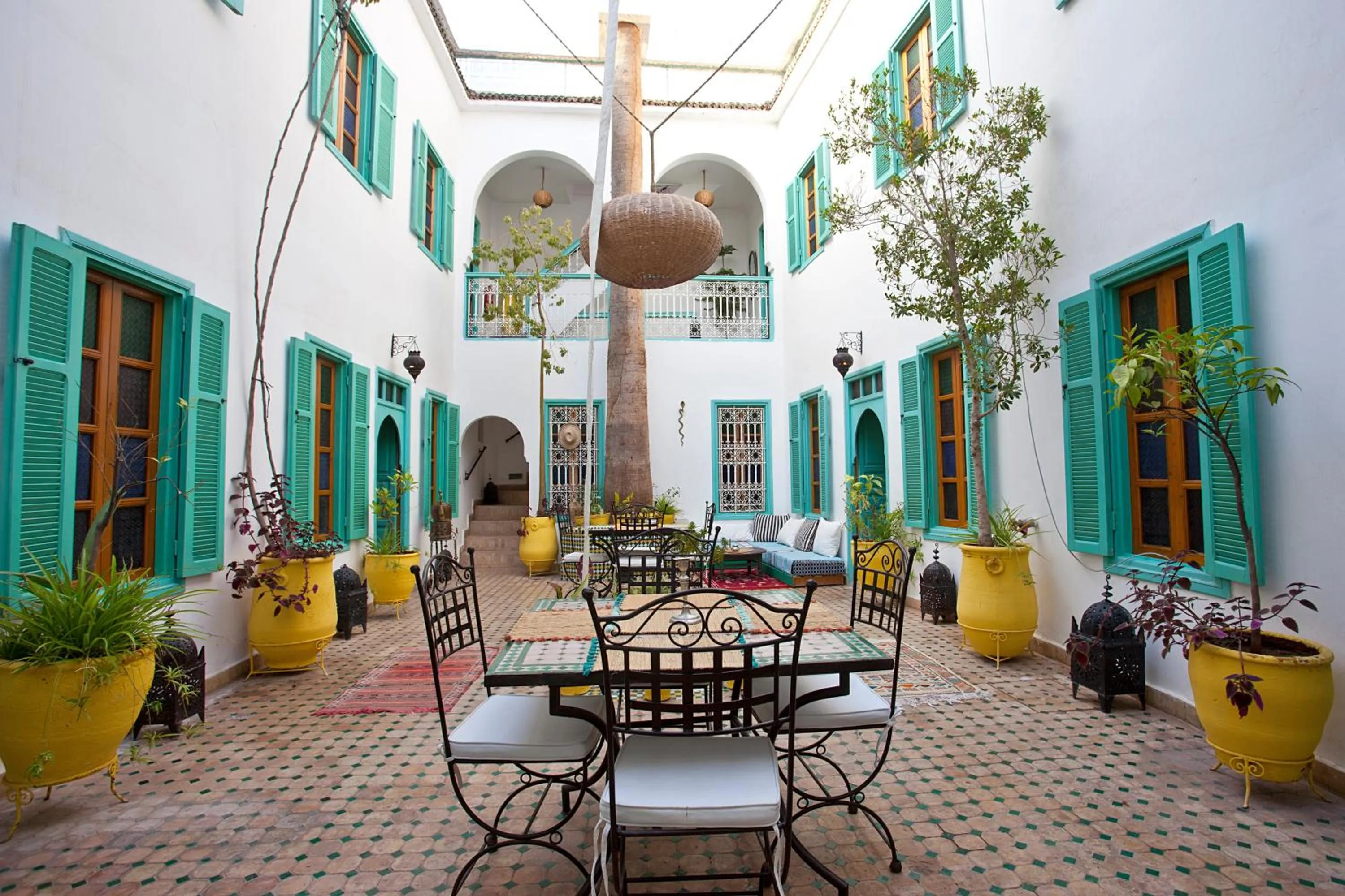 Patio in Riad Dar Aida