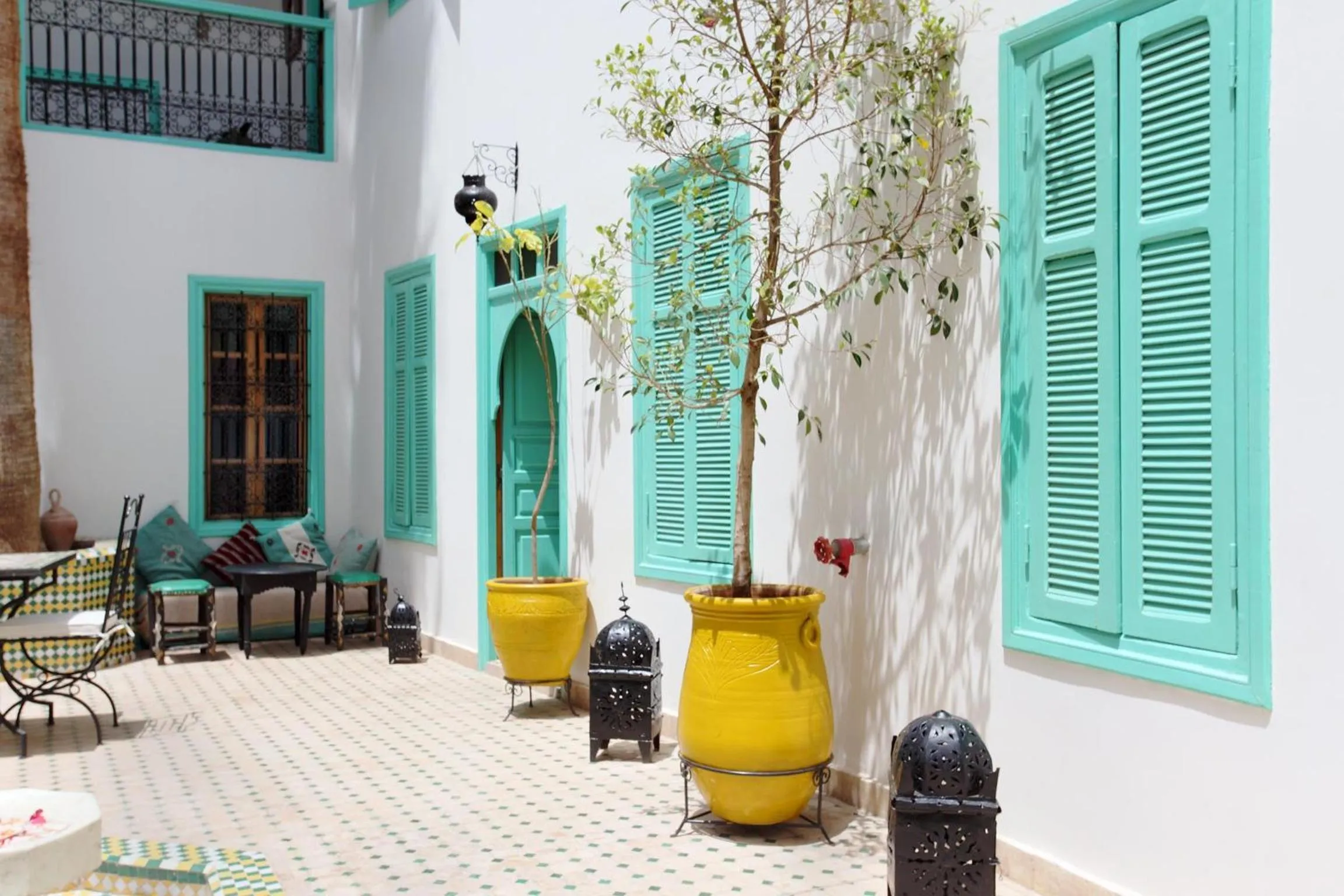 Decorative detail in Riad Dar Aida