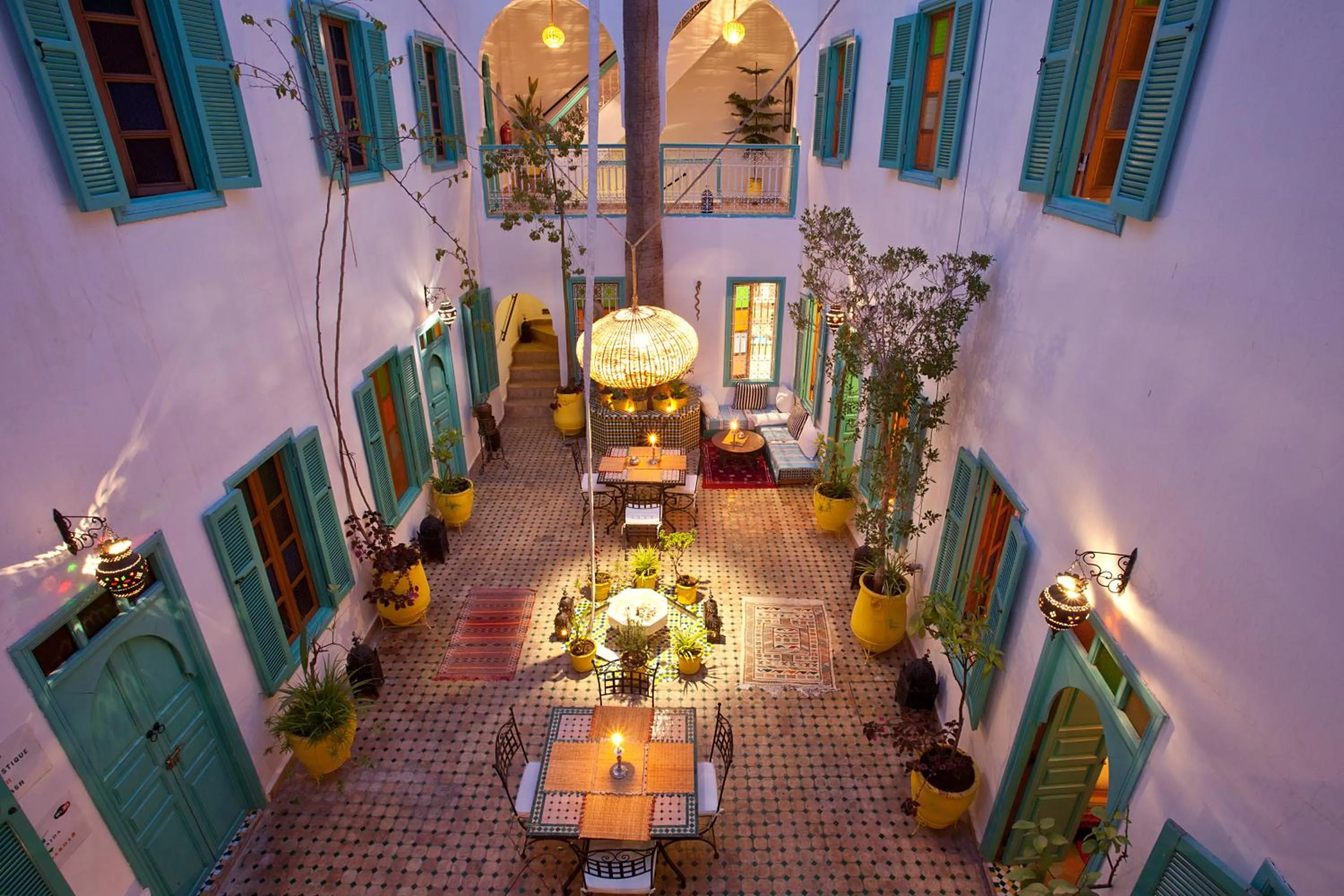 Patio in Riad Dar Aida