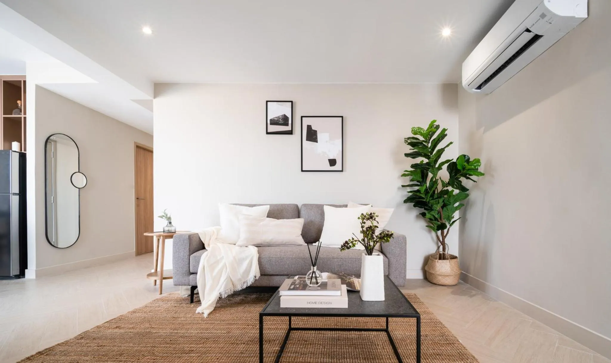 Living room in Aspira Residence Sukhumvit 71