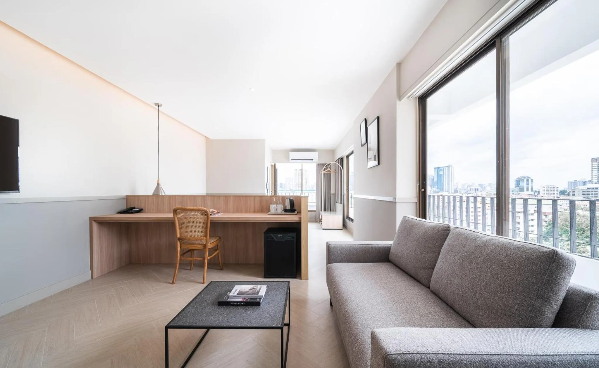 Living room in Aspira Residence Sukhumvit 71