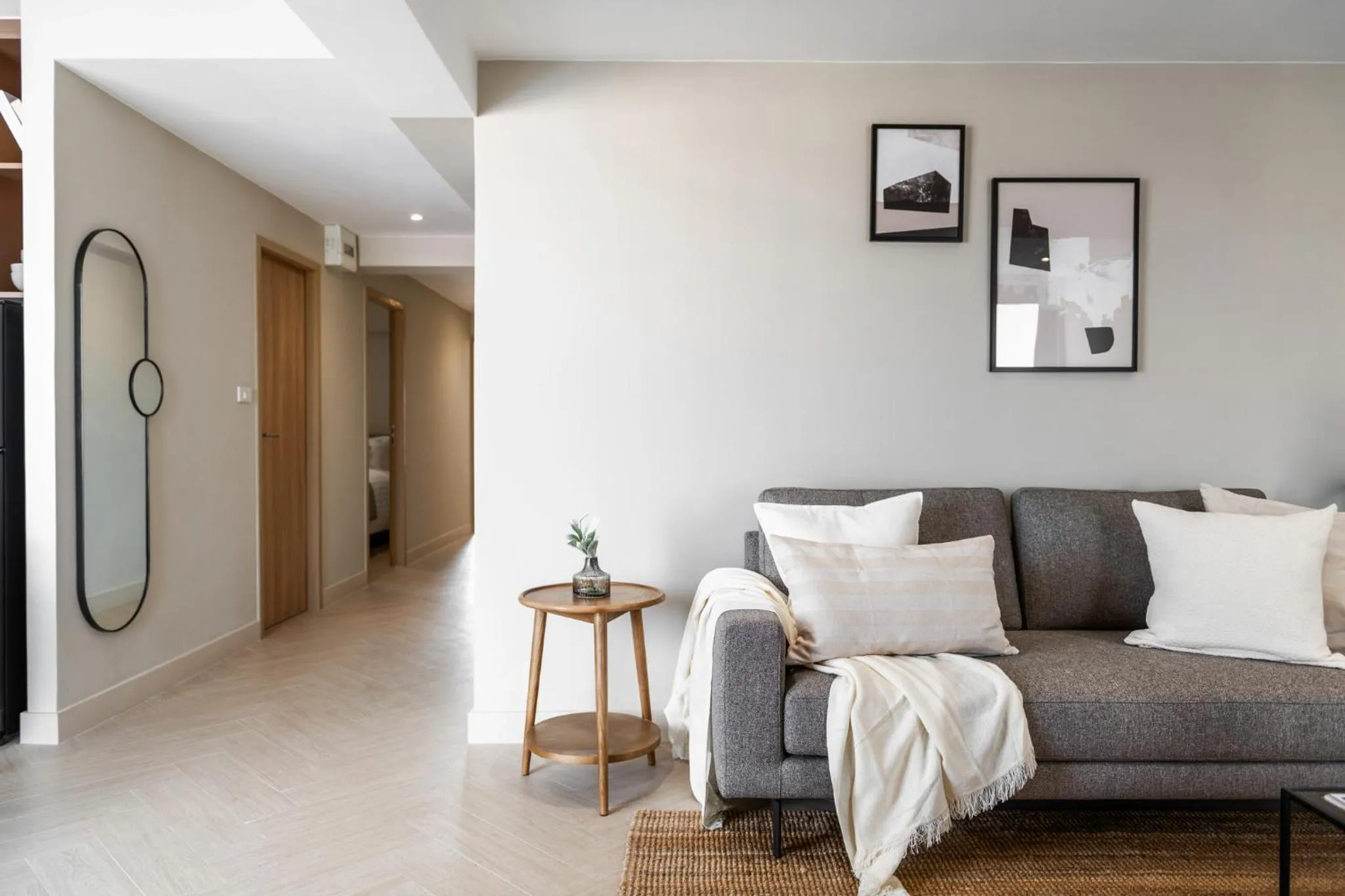 Living room in Aspira Residence Sukhumvit 71