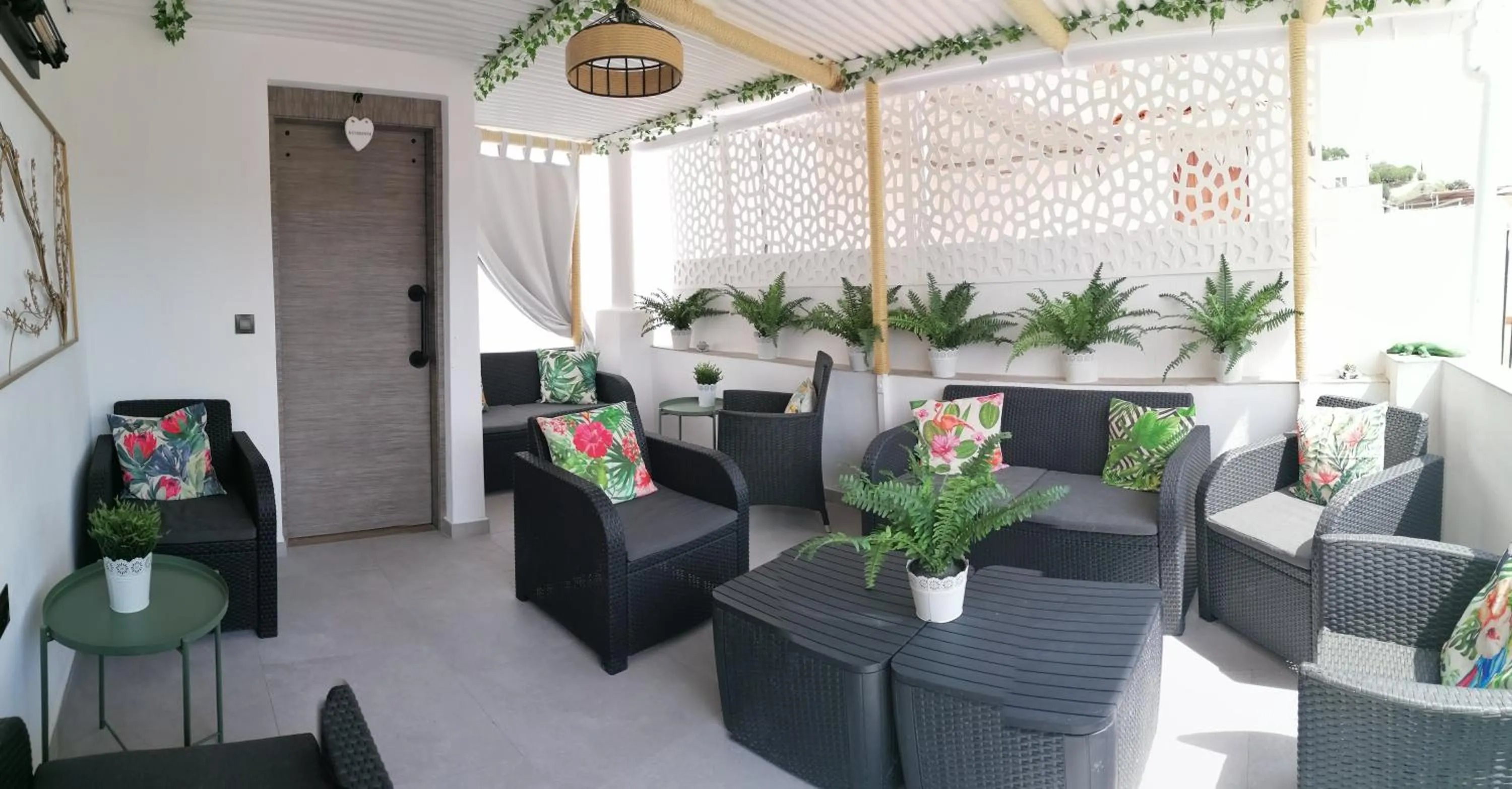 Balcony/Terrace in Villa Otivar - Rio Verde