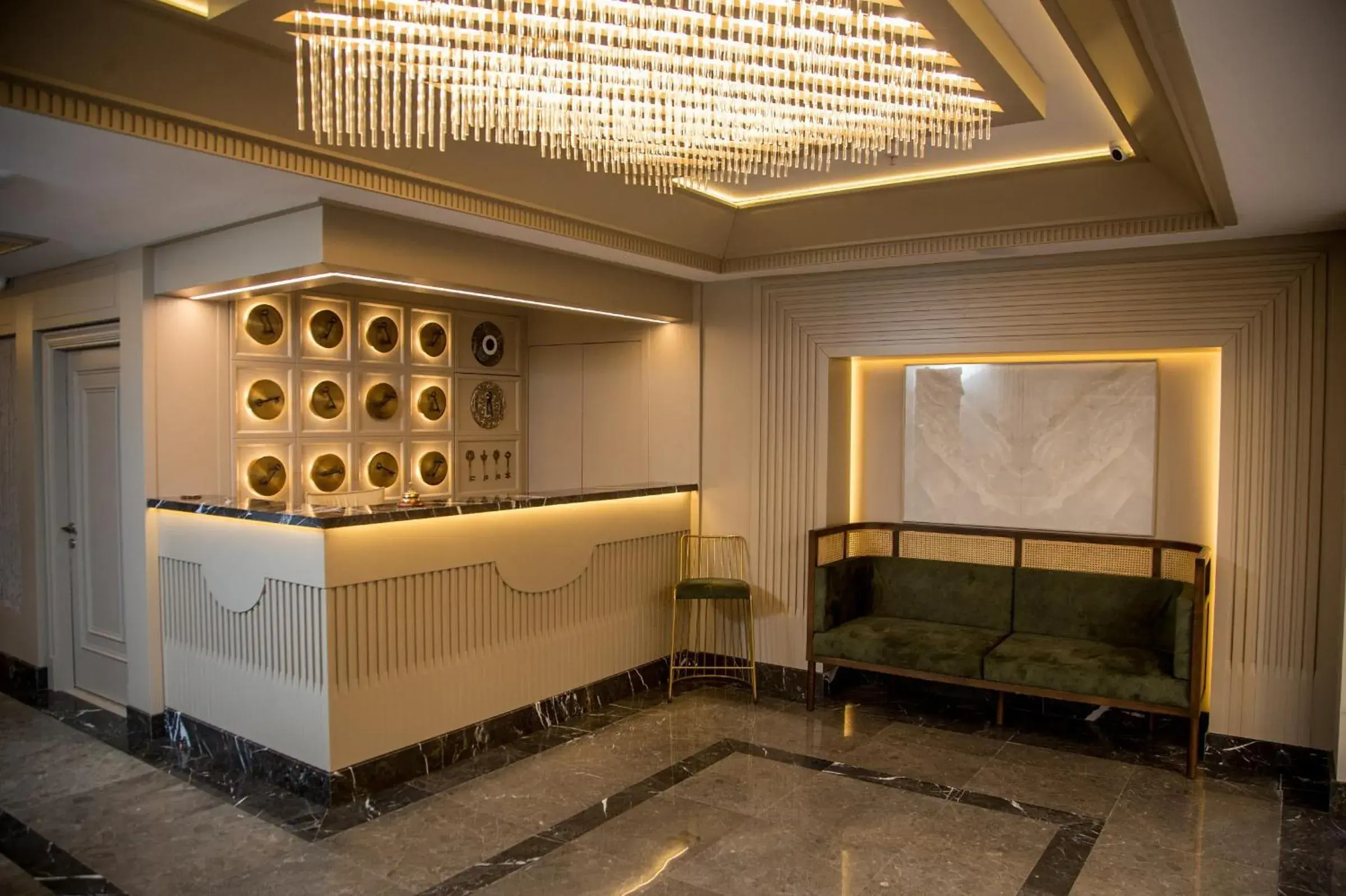 Lobby or reception, Bed in The Charm Hotel - Old City Lobby or reception, Bed in The Charm Hotel - Old City