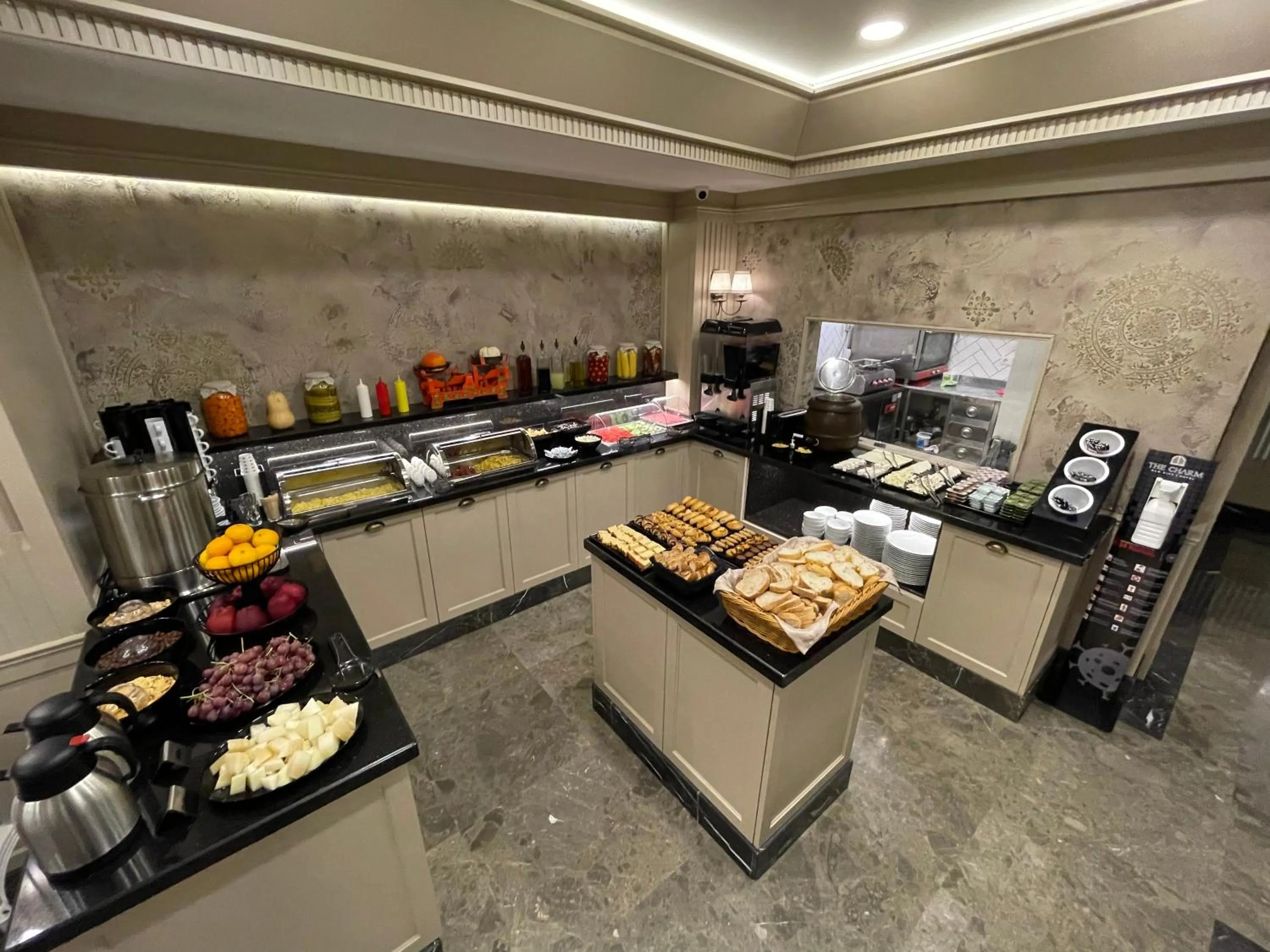 Buffet breakfast in The Charm Hotel - Old City