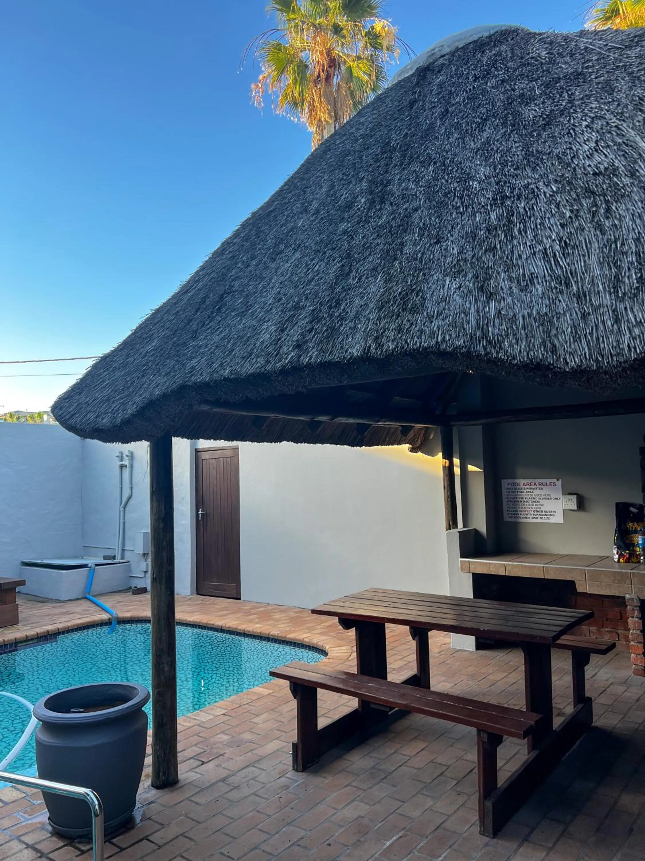 Patio in Goulden Street Guest House