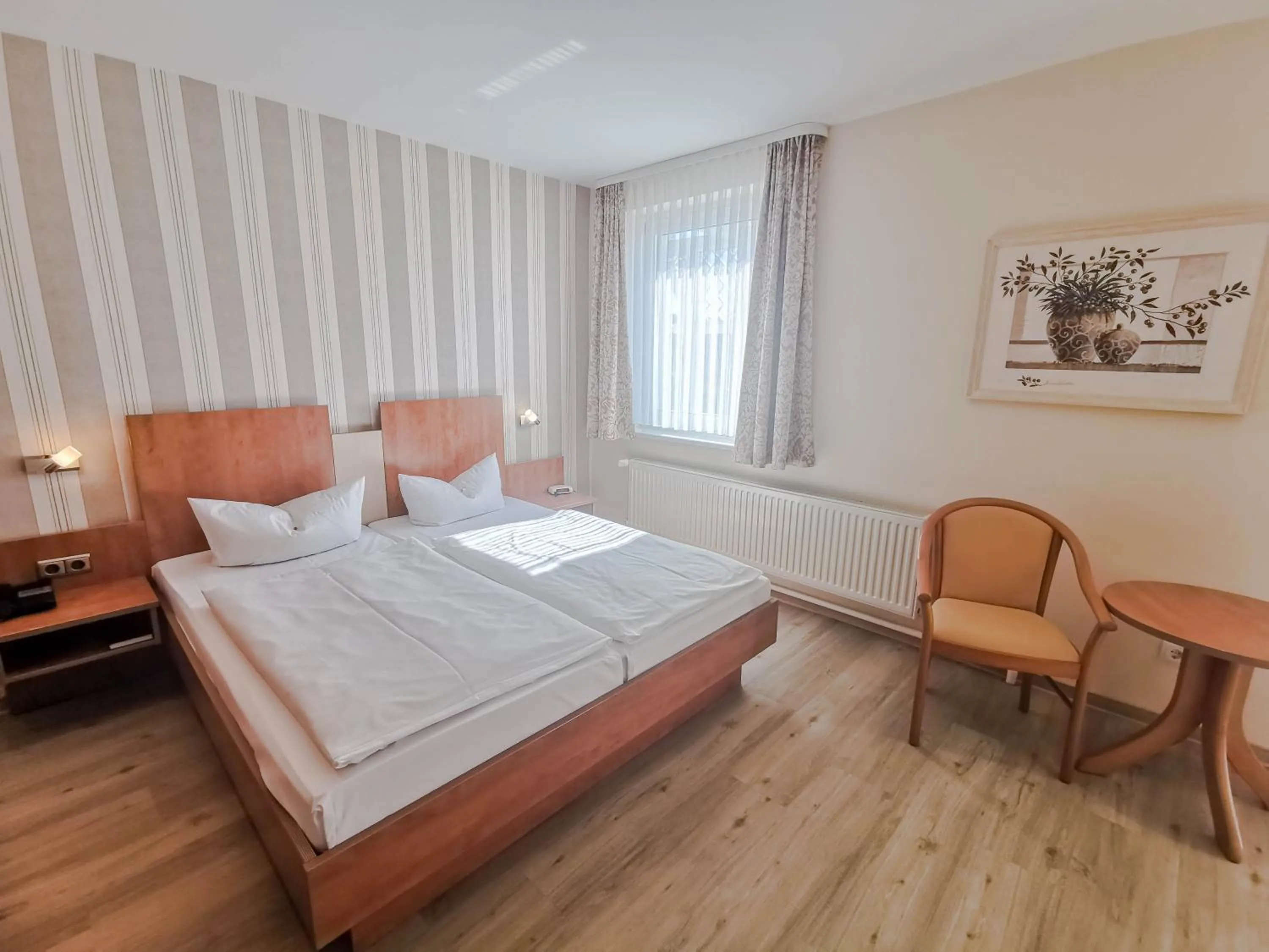 Photo of the whole room, Bed in Wald-Hotel