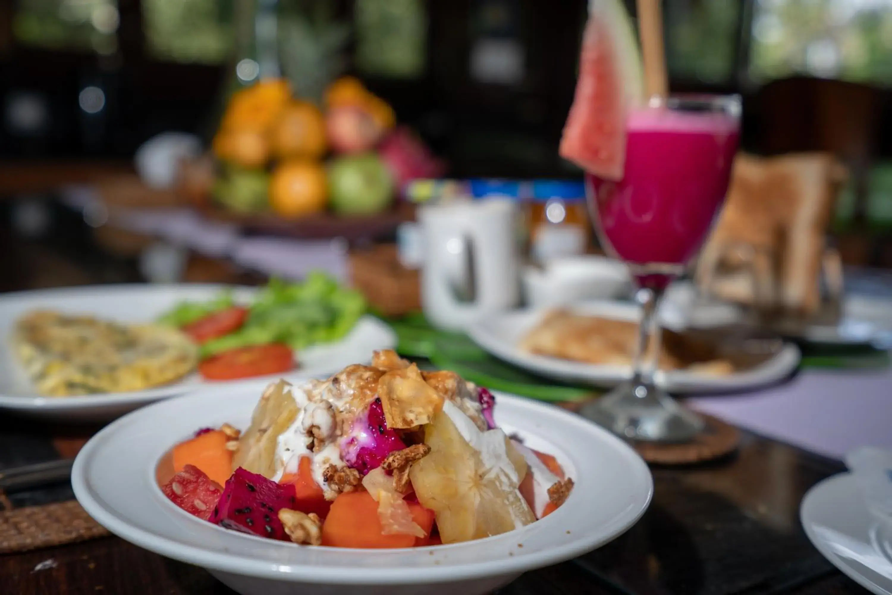 Breakfast in Kupu Kupu Private Villa Breakfast in Kupu Kupu Private Villa