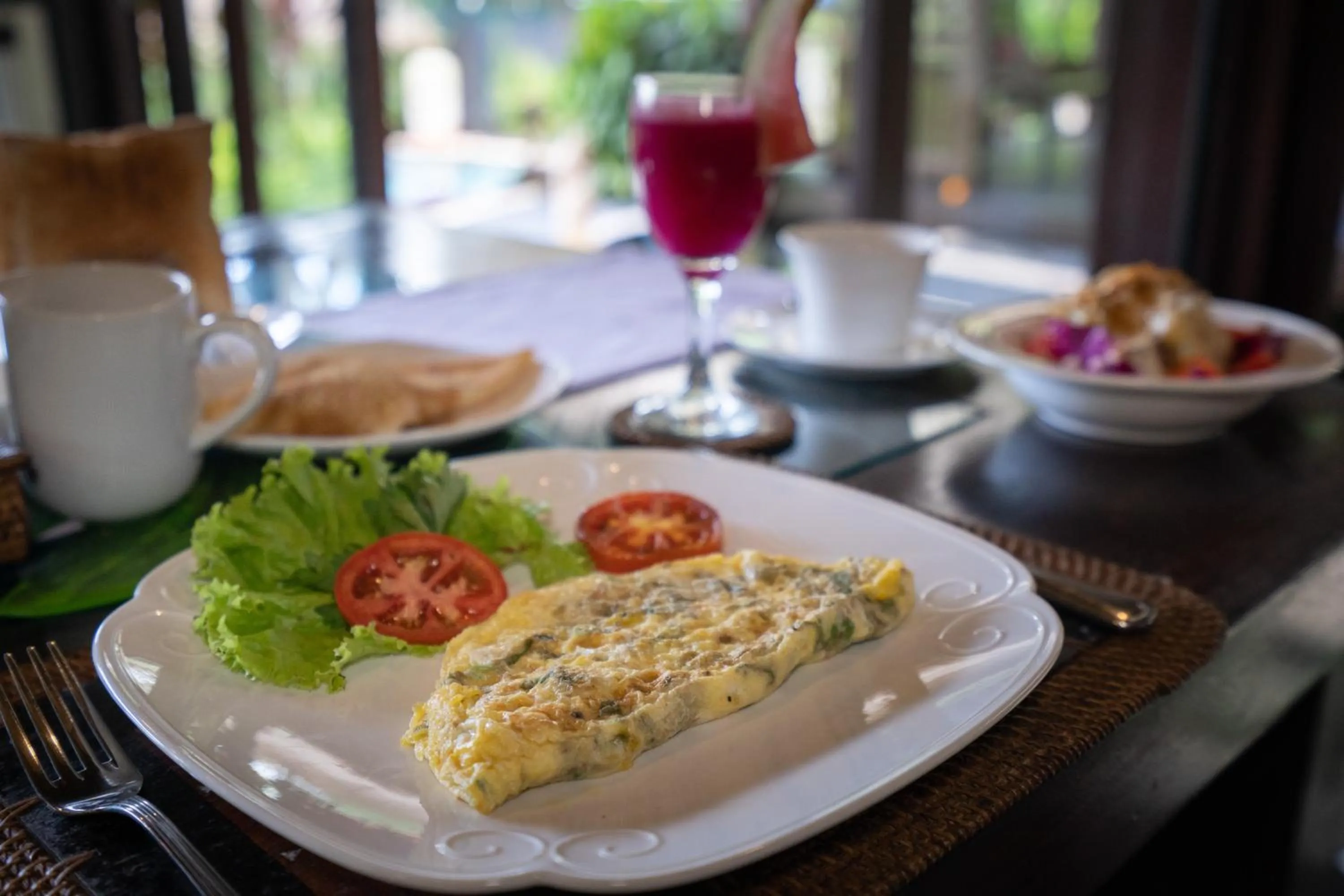 Breakfast in Kupu Kupu Private Villa