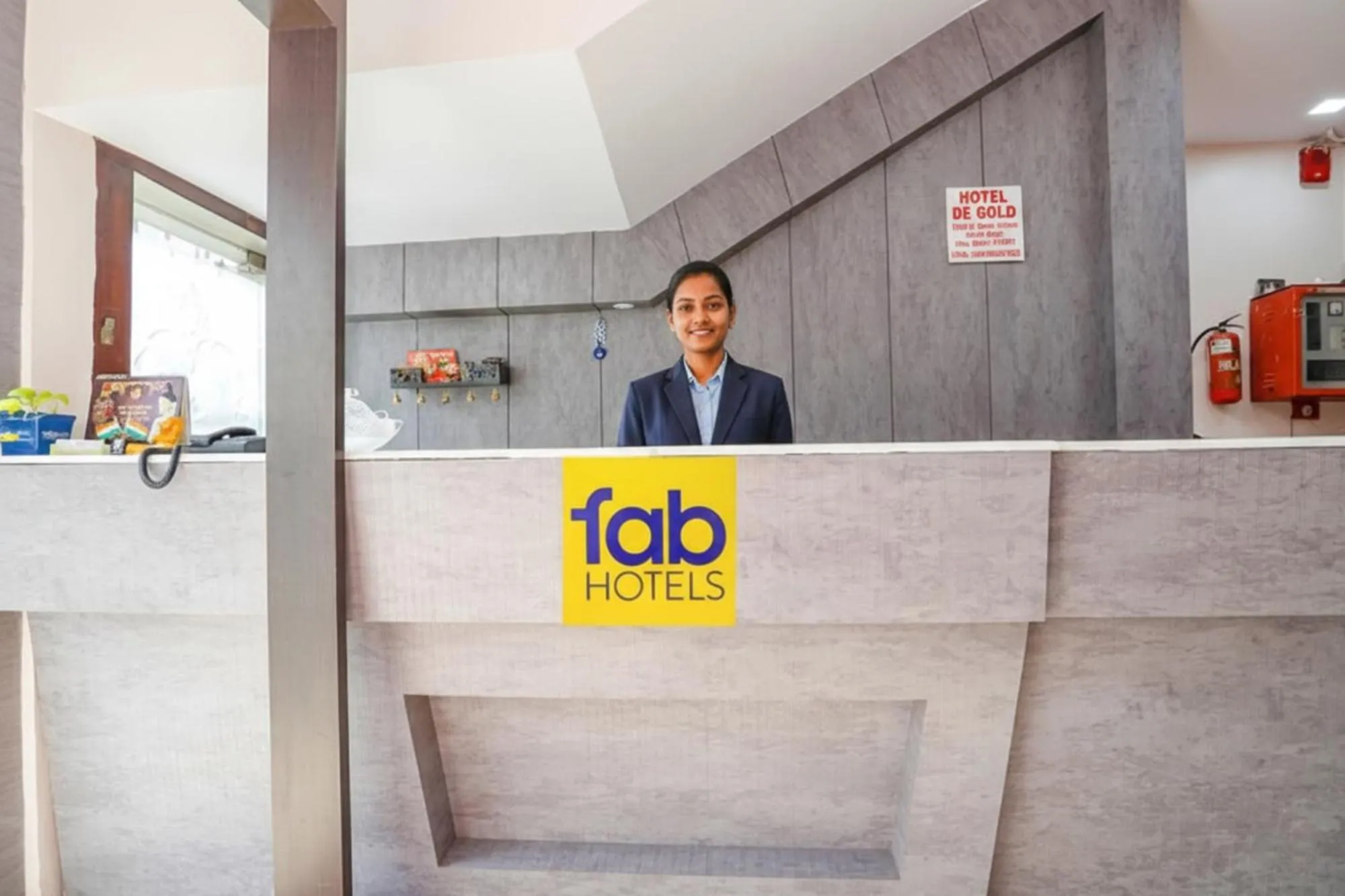 Lobby or reception in Via De Gold