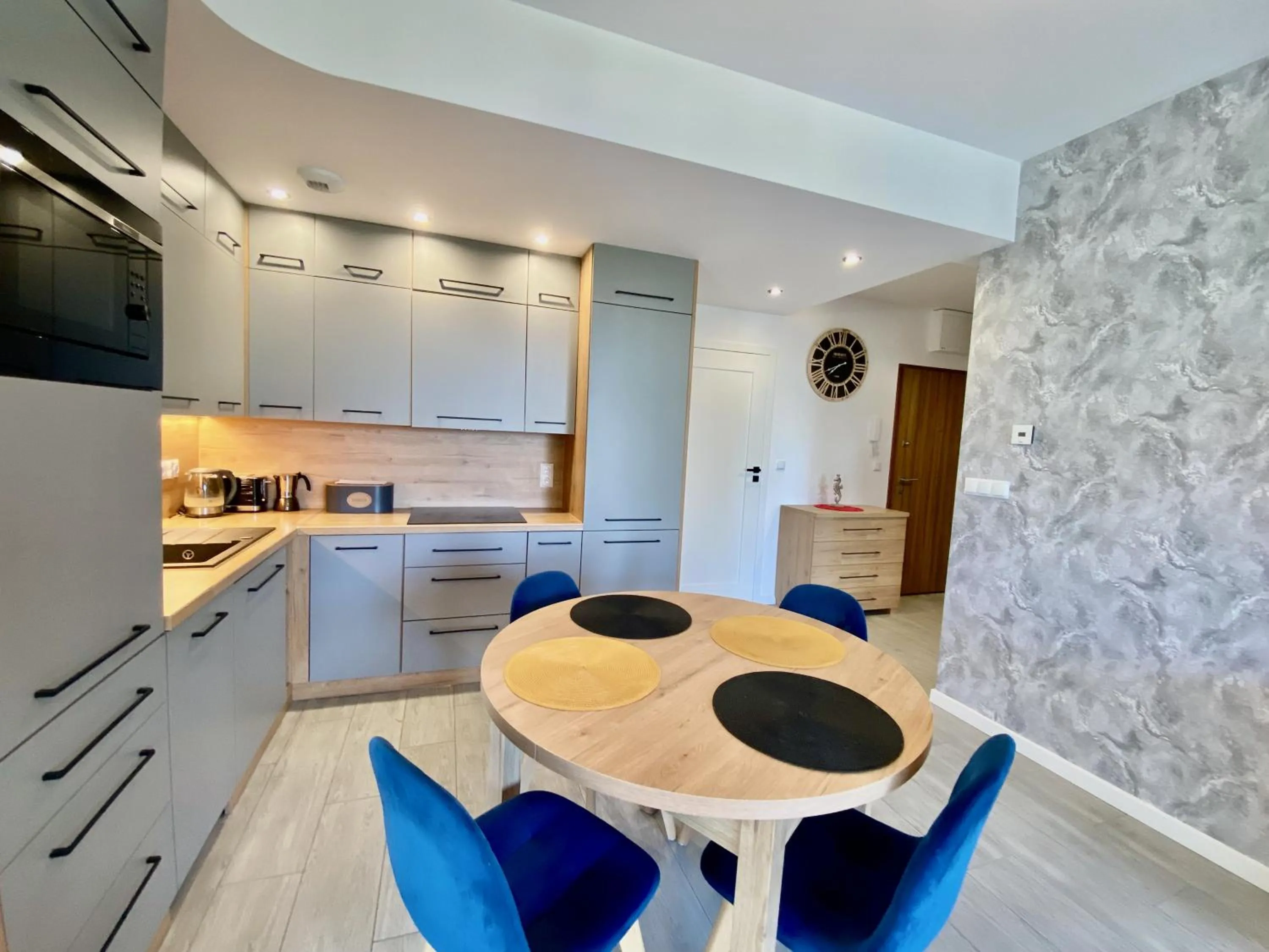 Kitchen or kitchenette in Natural Apartamenty