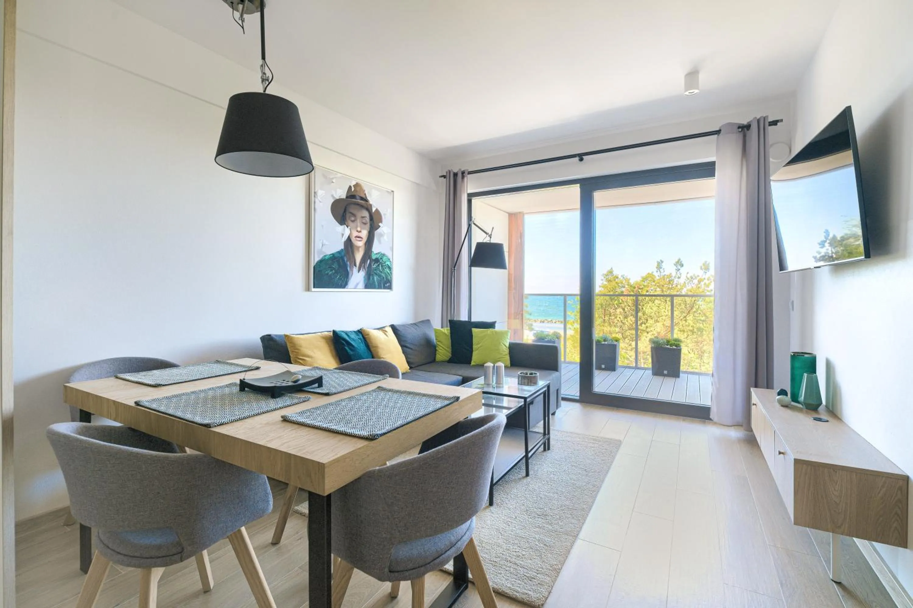 Living room in Natural Apartamenty