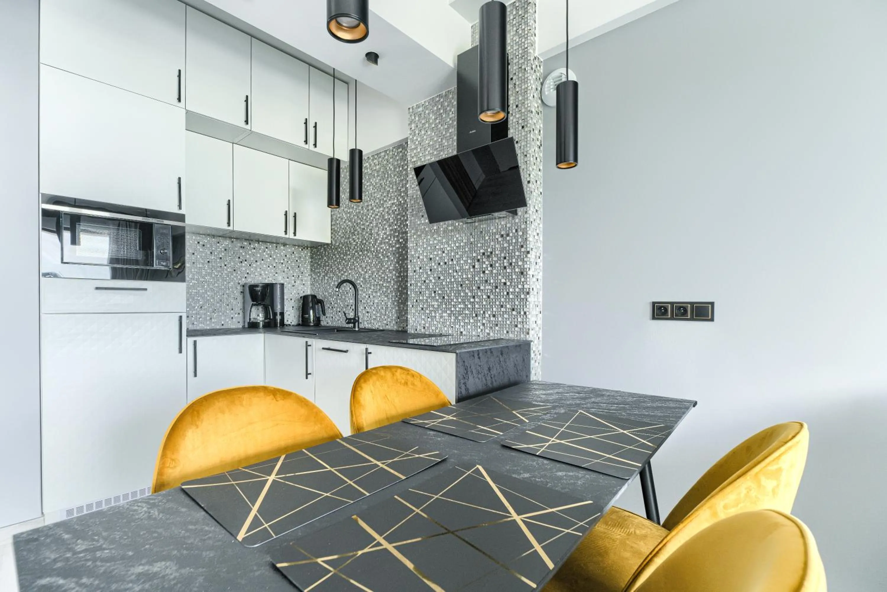 Kitchen or kitchenette in Natural Apartamenty
