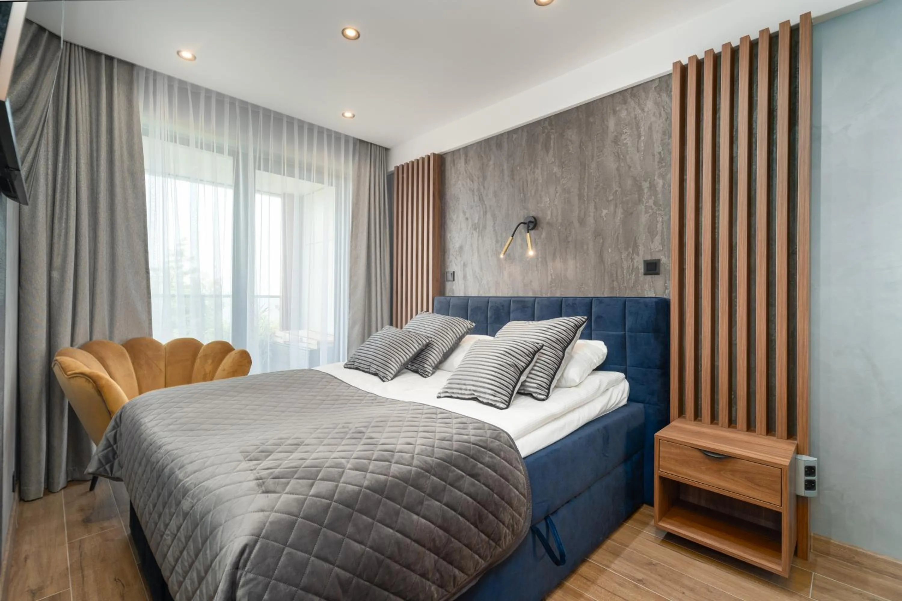 Bedroom, Bed in Natural Apartamenty