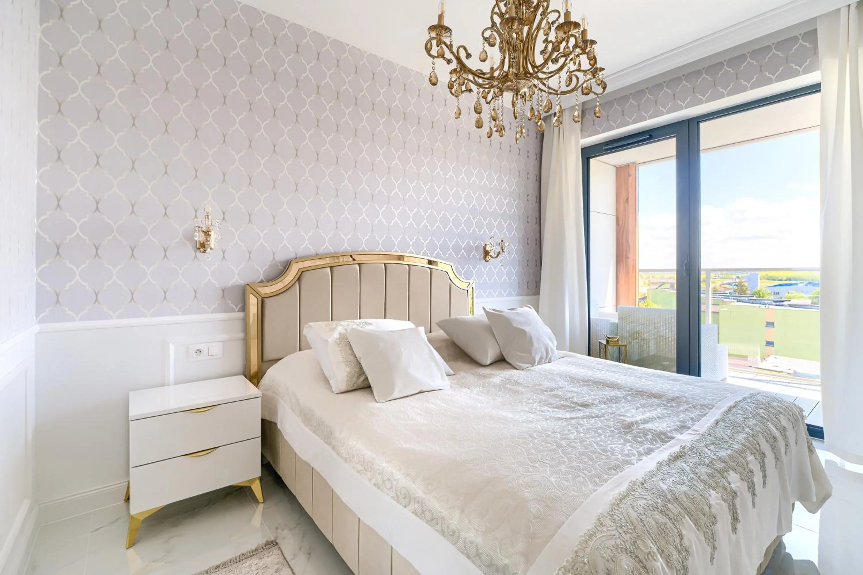 Bedroom, Bed in Natural Apartamenty