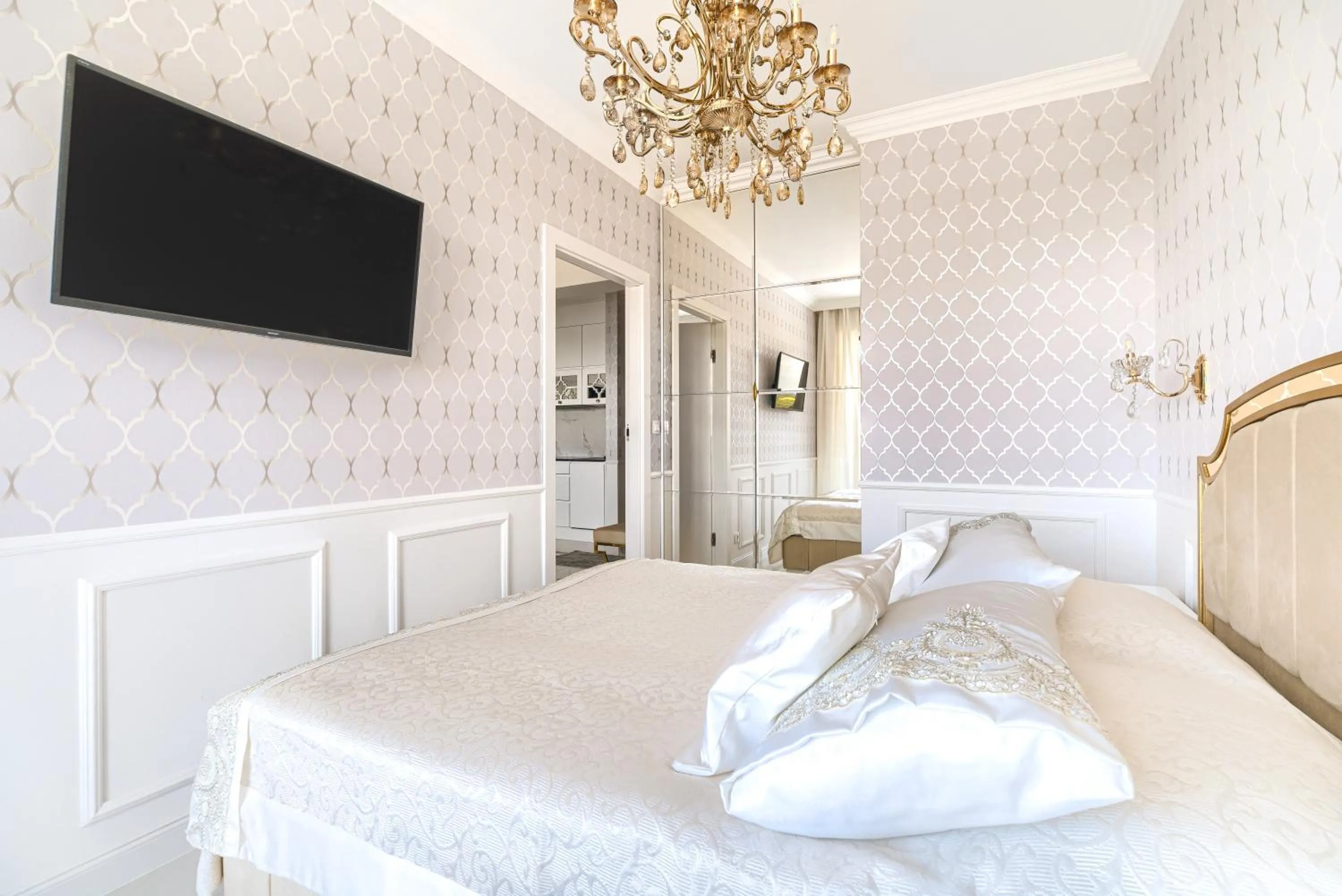 Bedroom, Bed in Natural Apartamenty
