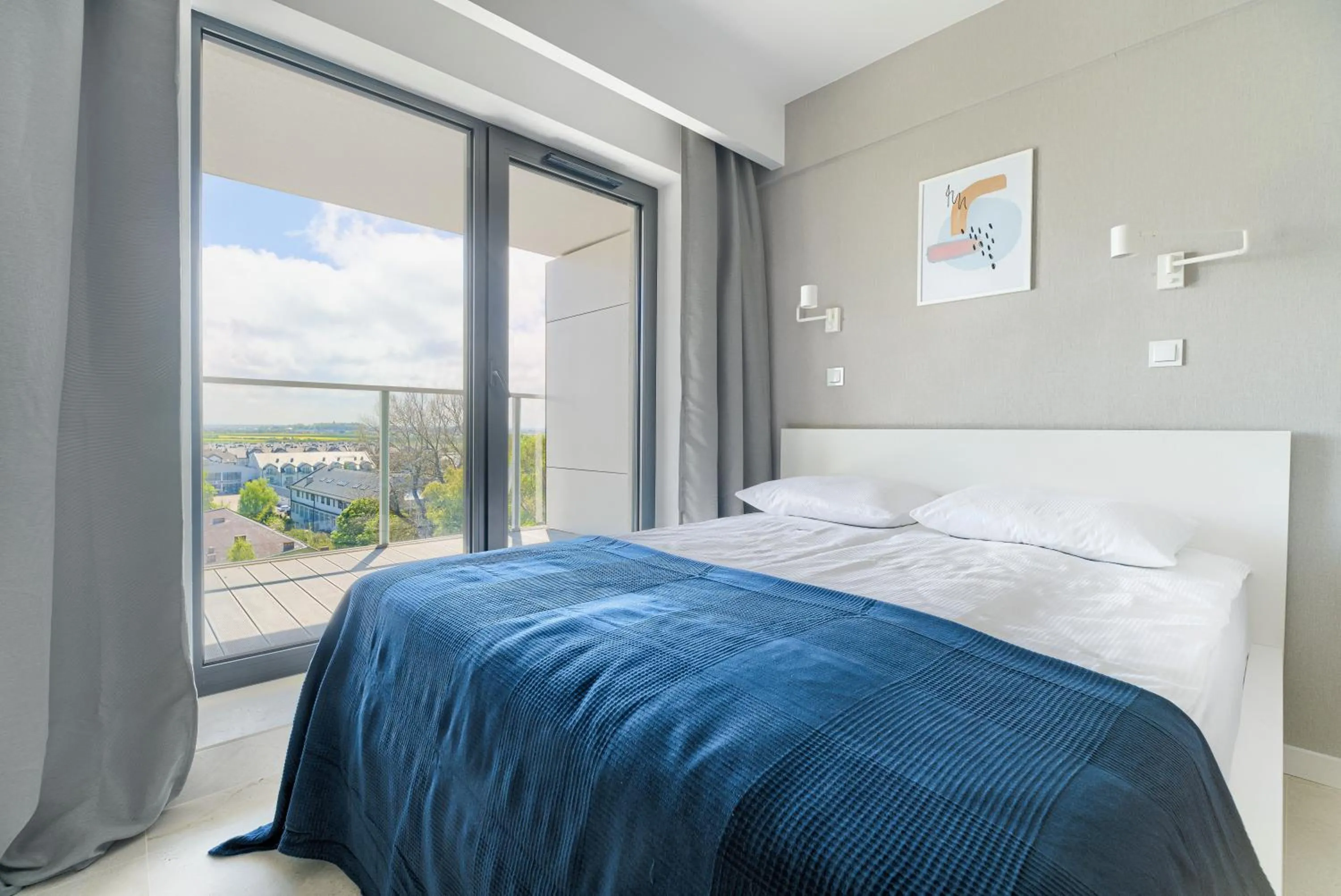 Bedroom, Bed in Natural Apartamenty