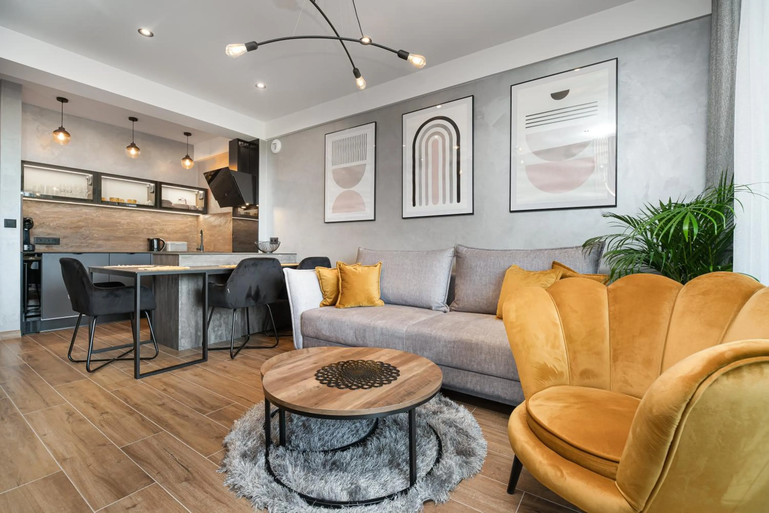 Living room in Natural Apartamenty