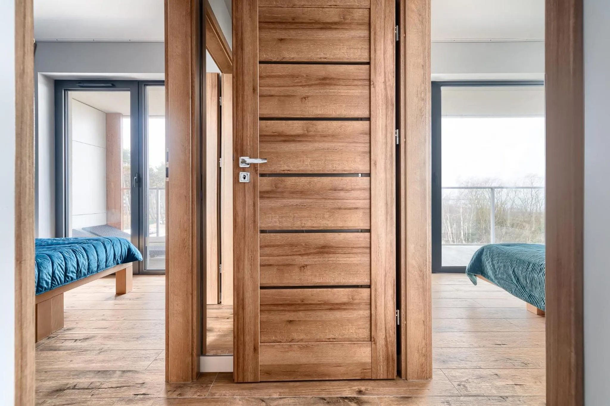Property building, Bed in Natural Apartamenty