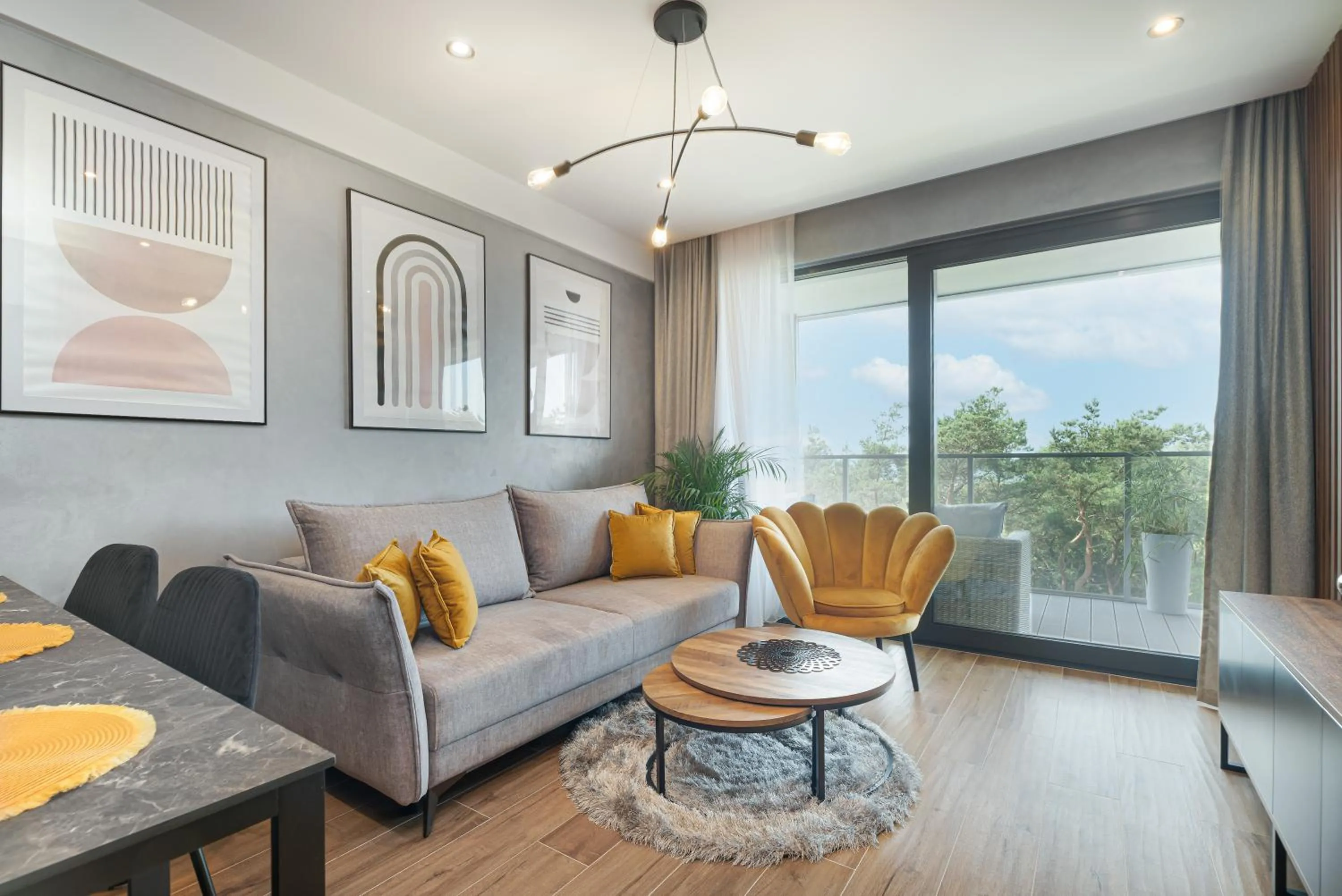 Living room in Natural Apartamenty