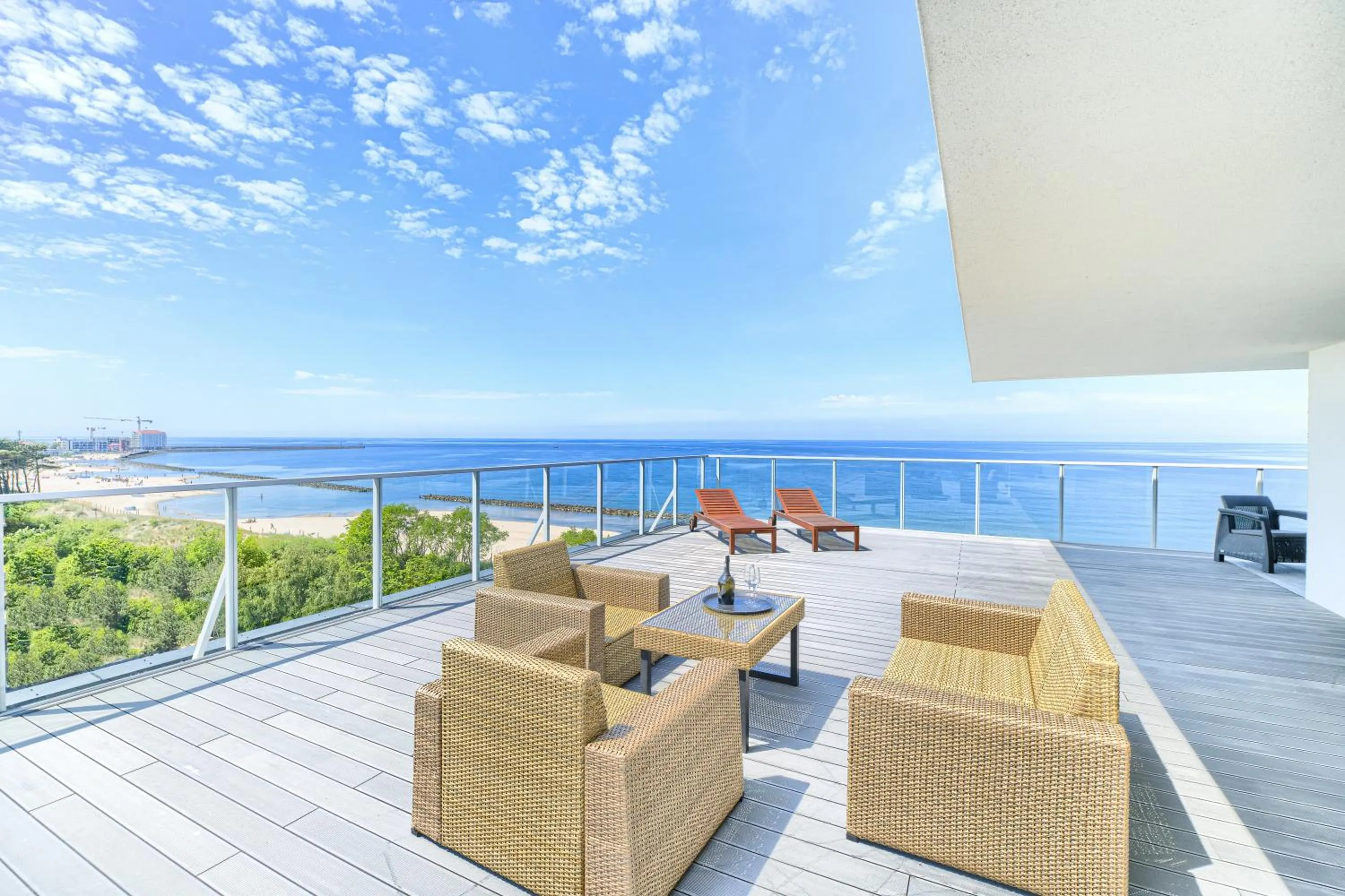 Balcony/Terrace in Natural Apartamenty