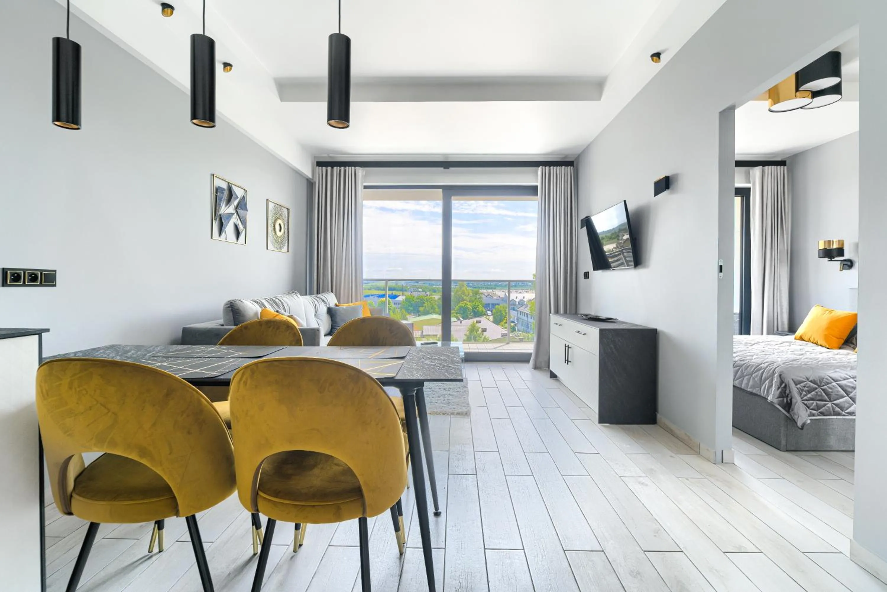 Kitchen or kitchenette in Natural Apartamenty