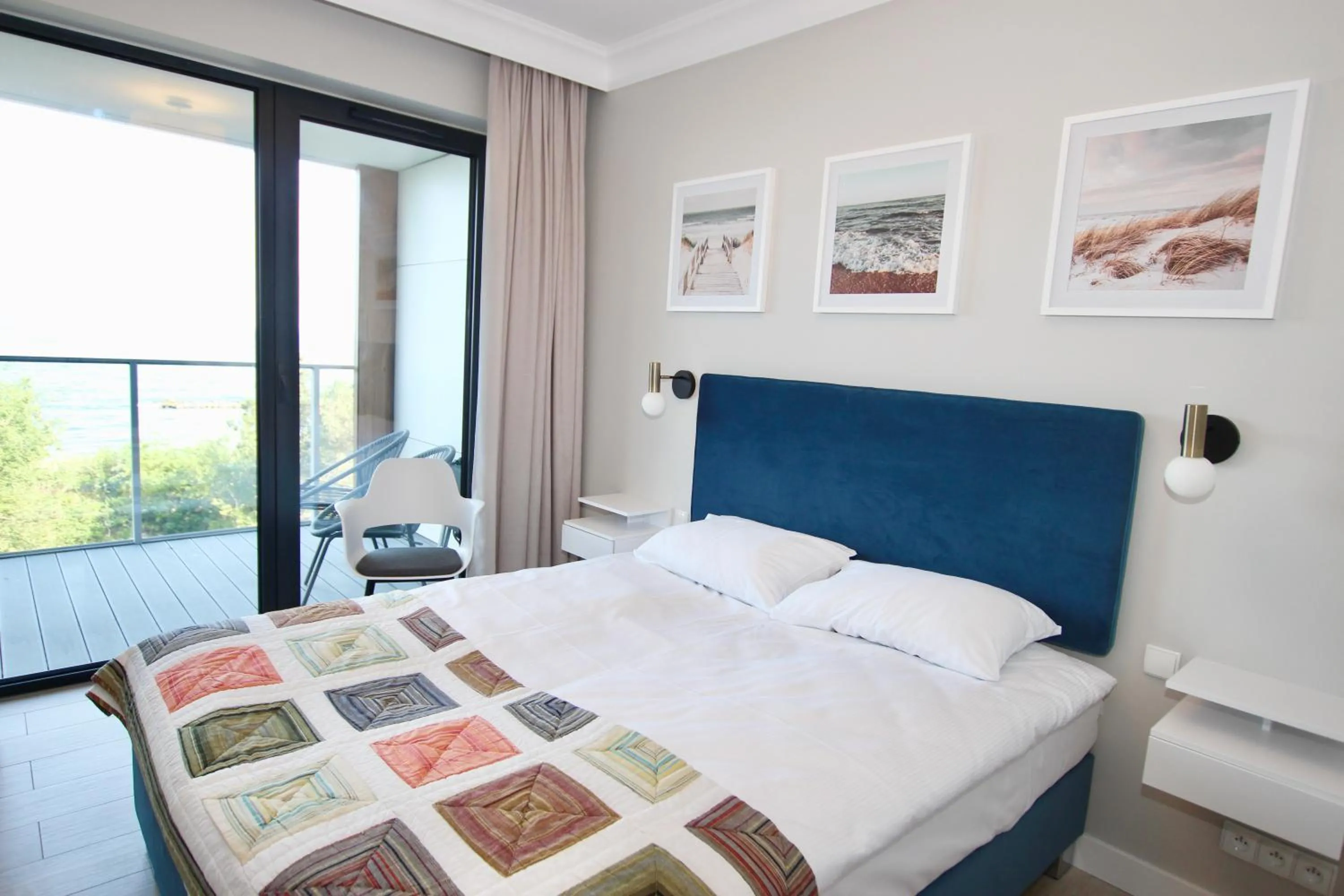 Bedroom, Bed in Natural Apartamenty