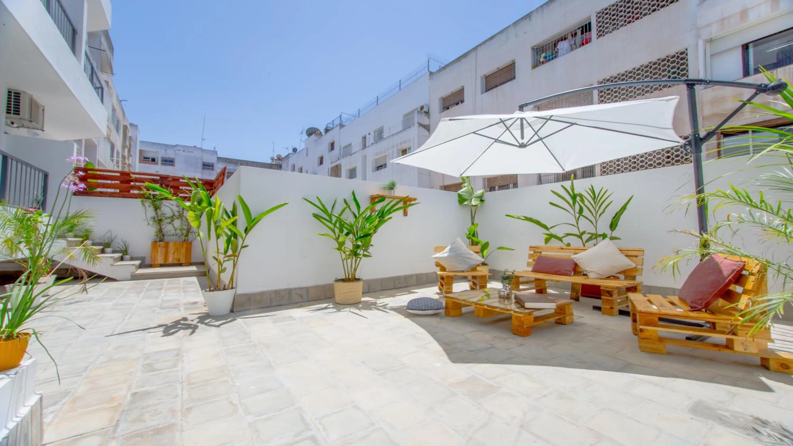 Balcony/Terrace in Stayhere Rabat - Agdal 1 - Comfort Residence