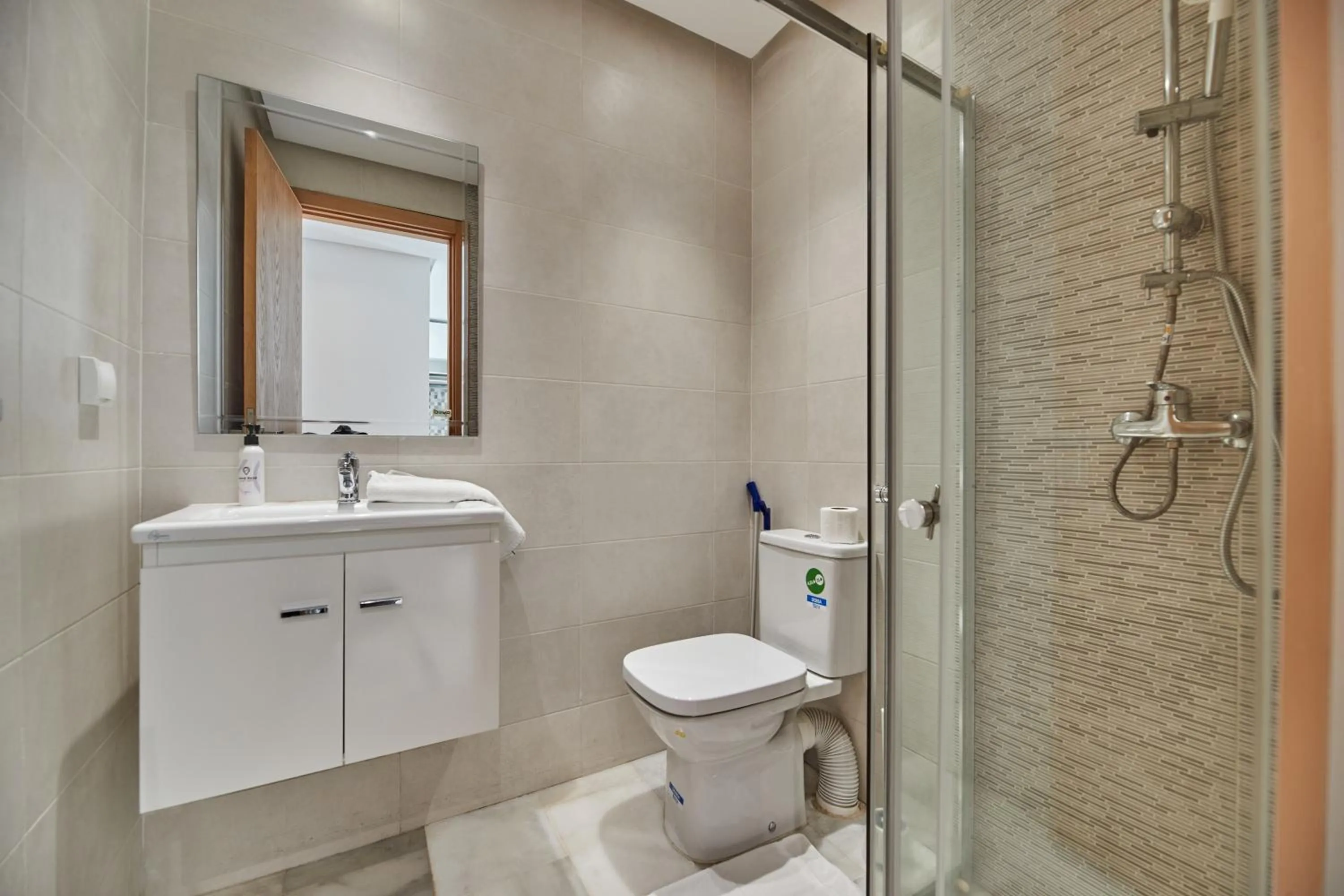 Shower in Stayhere Rabat - Agdal 1 - Comfort Residence