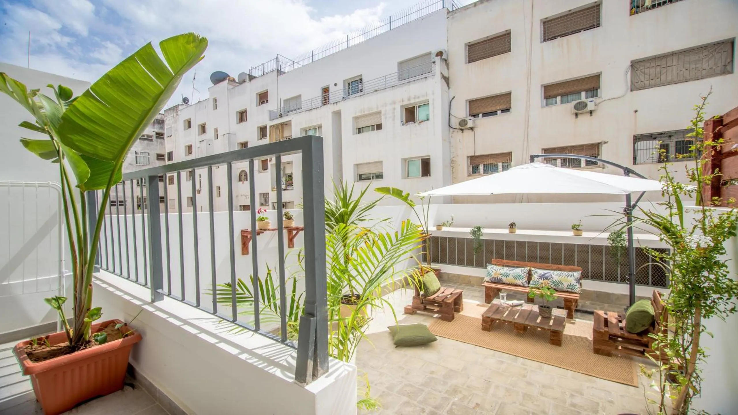 Balcony/Terrace in Stayhere Rabat - Agdal 1 - Comfort Residence