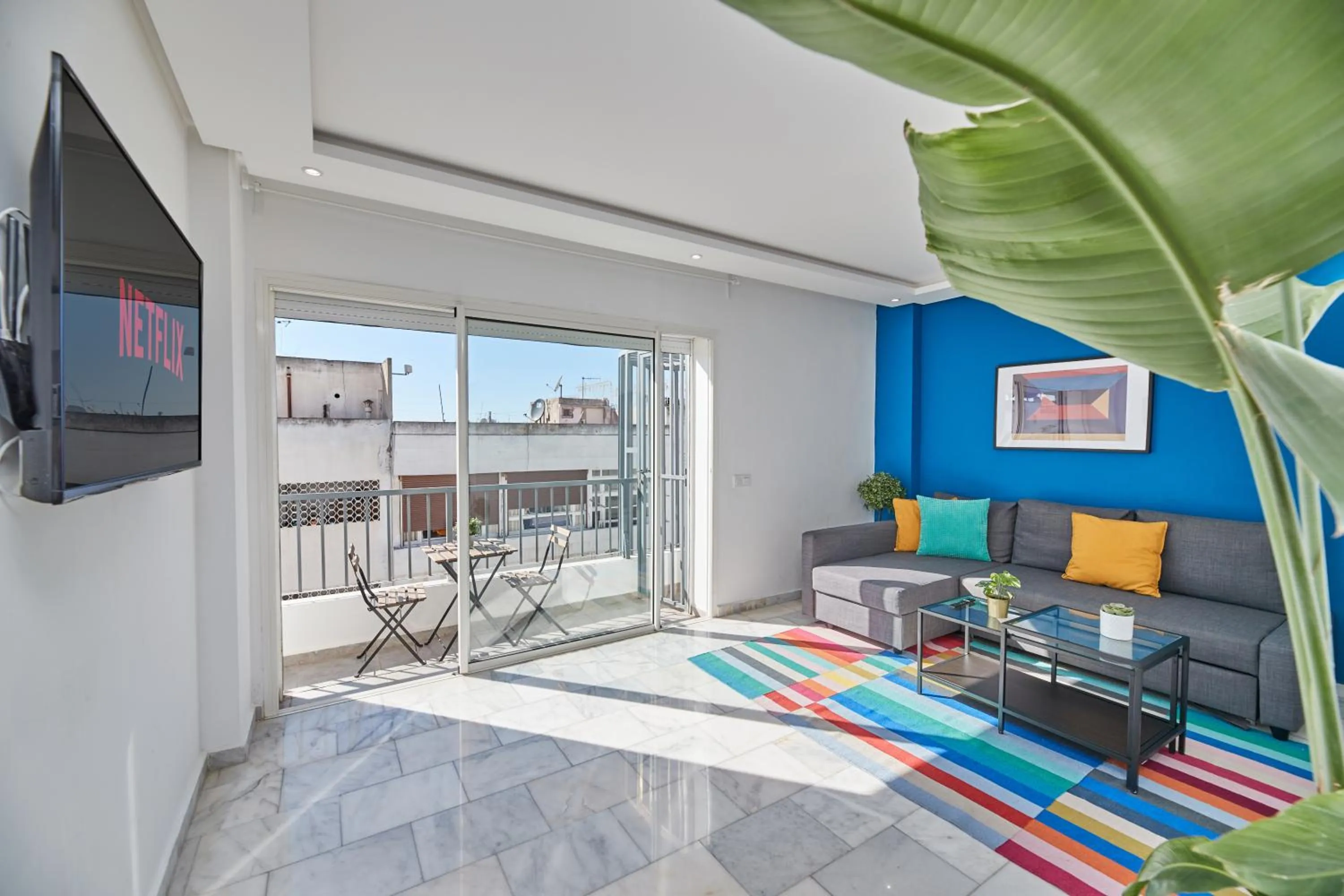 Balcony/Terrace in Stayhere Rabat - Agdal 1 - Comfort Residence